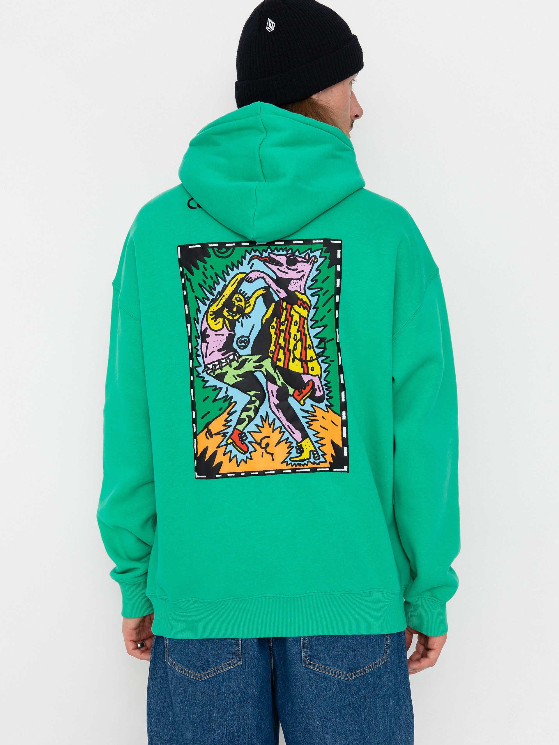 Mikina s kapucí Volcom Fa Bob Mollema 1 HD (mint)