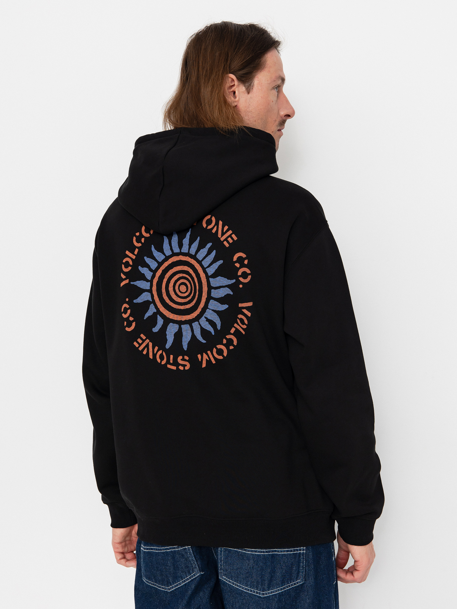 Mikina s kapucí Volcom Watanite HD (black)