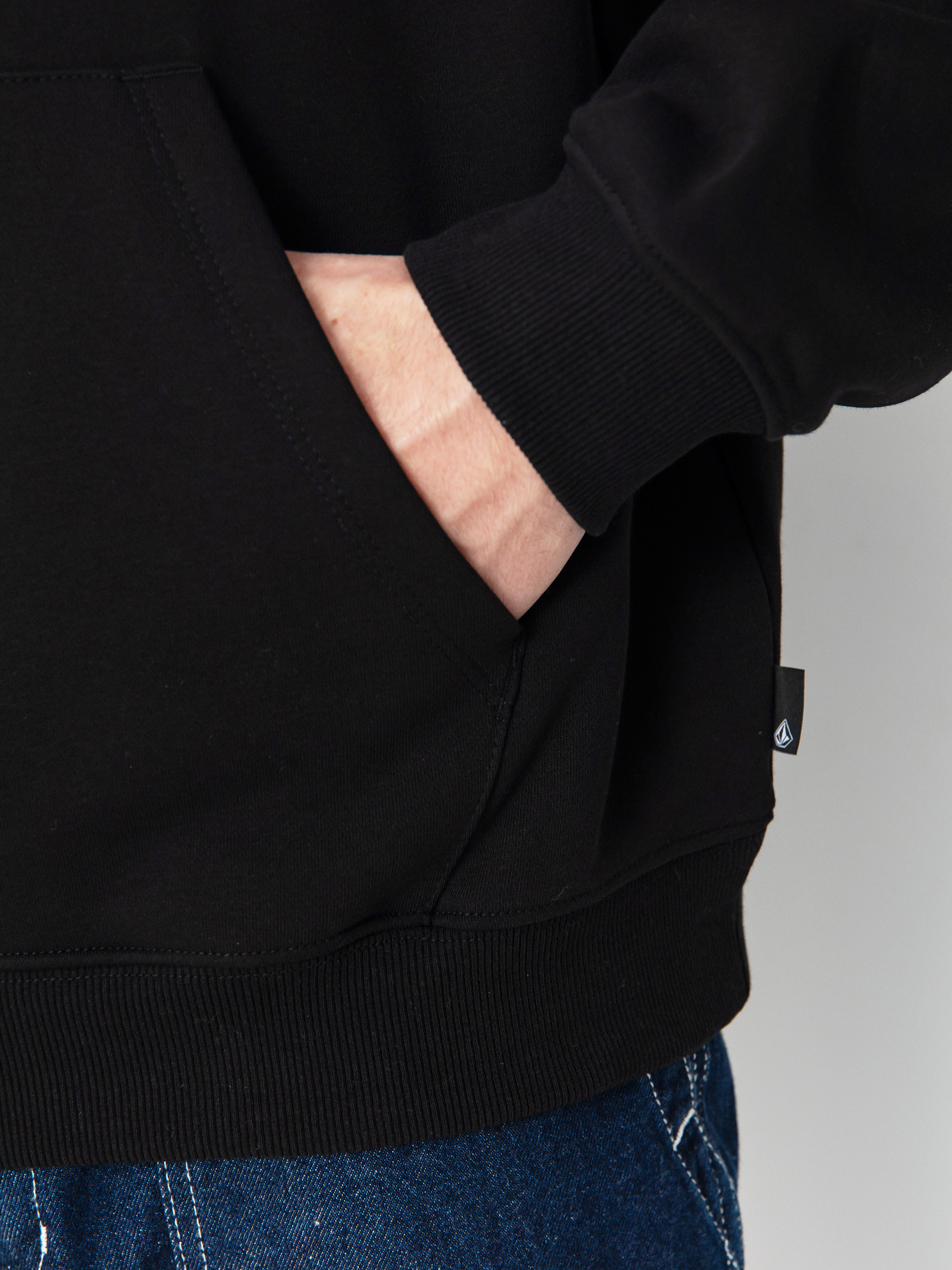 Mikina s kapucí Volcom Watanite HD (black)