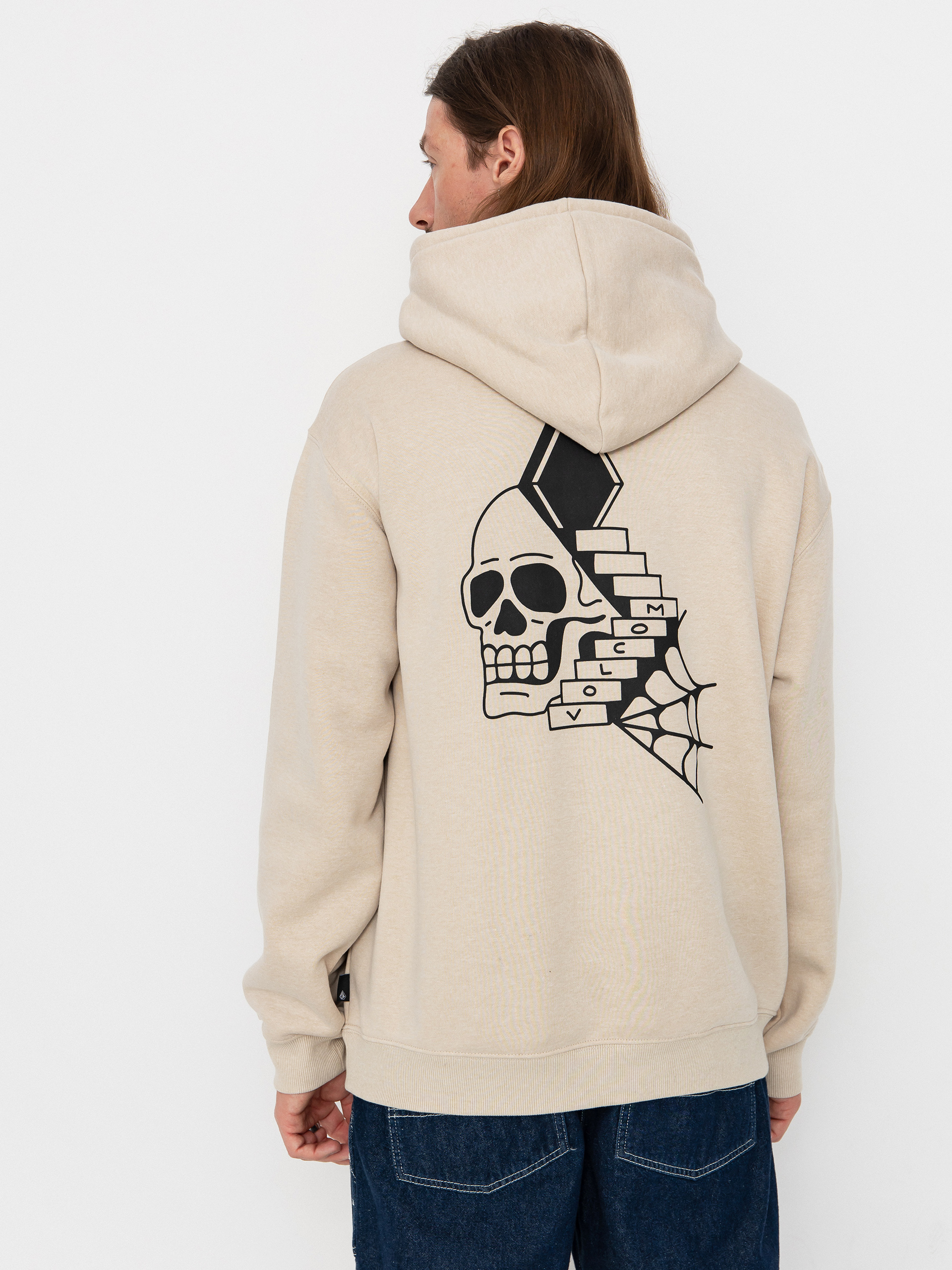 Mikina s kapucí Volcom Watanite HD (dust heather)