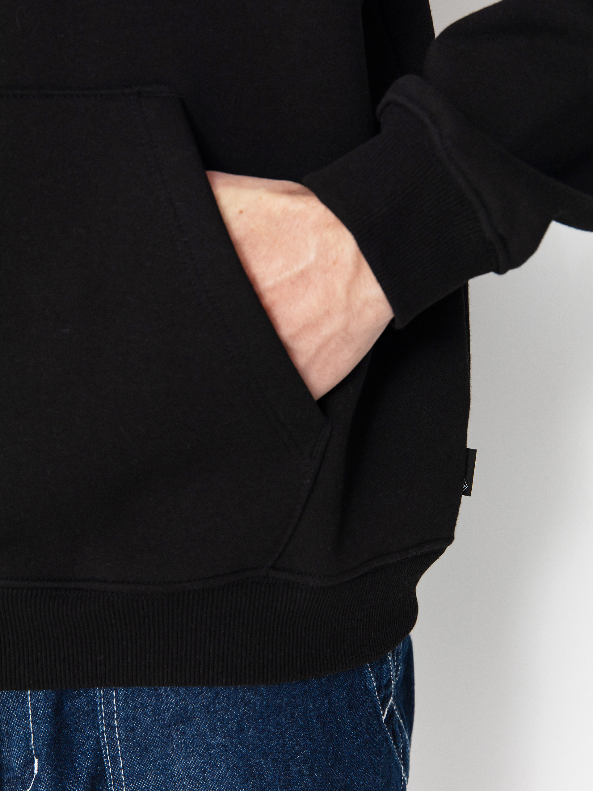 Mikina s kapucí Volcom Single Stone HD (black)