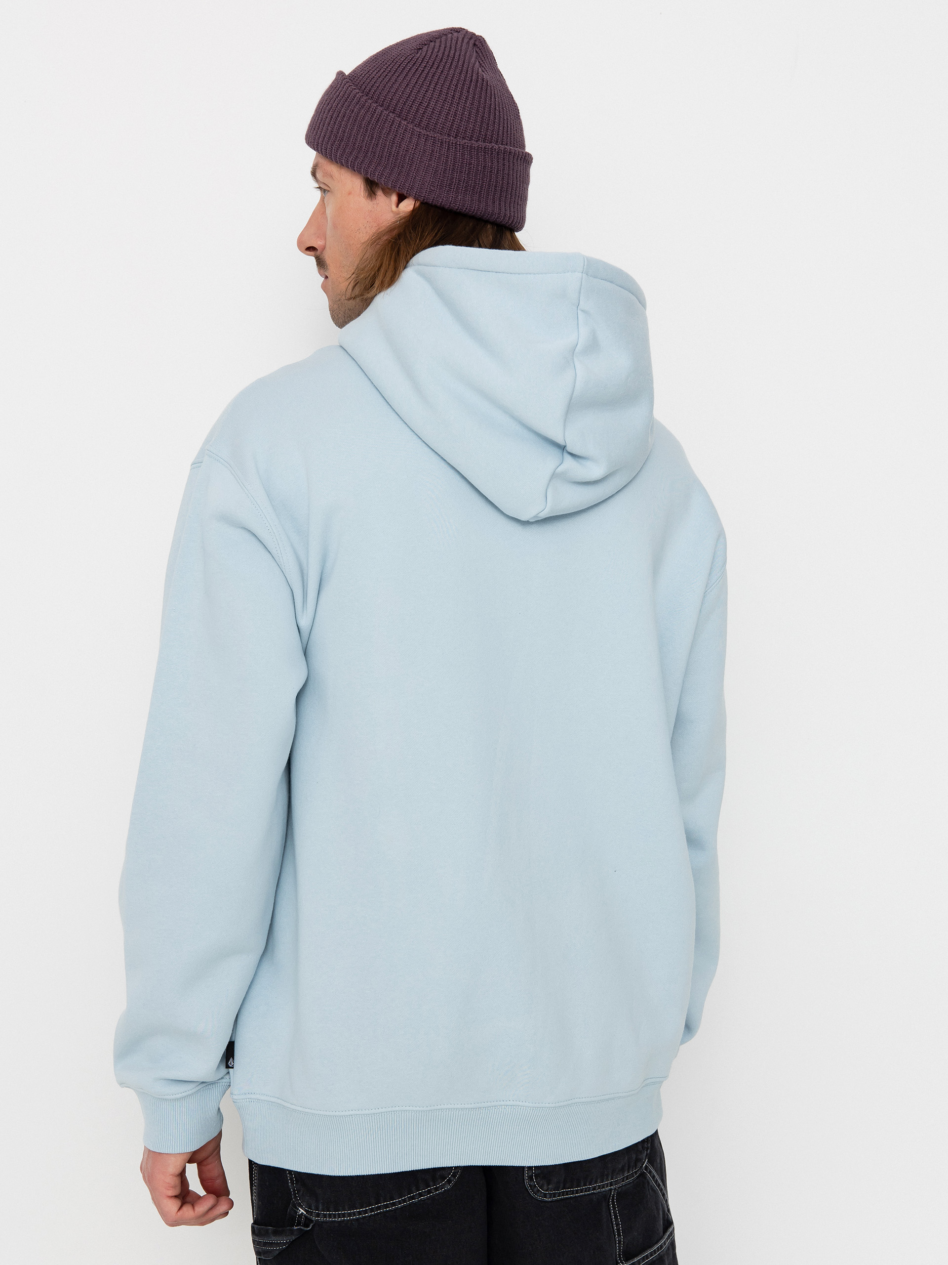 Mikina s kapucí Volcom Single Stone HD (carolina blue)