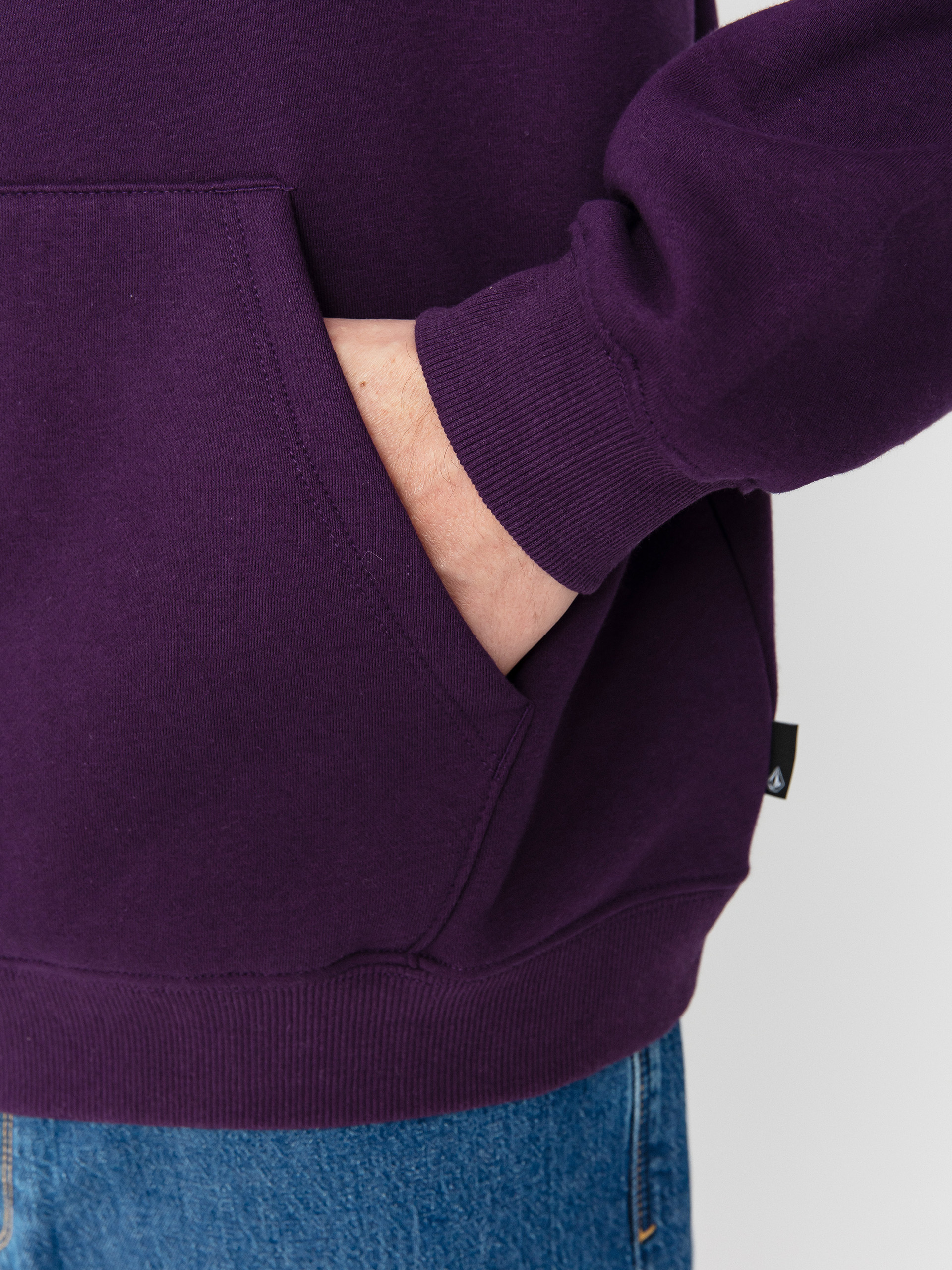 Mikina s kapucí Volcom Single Stone HD (grape royale)