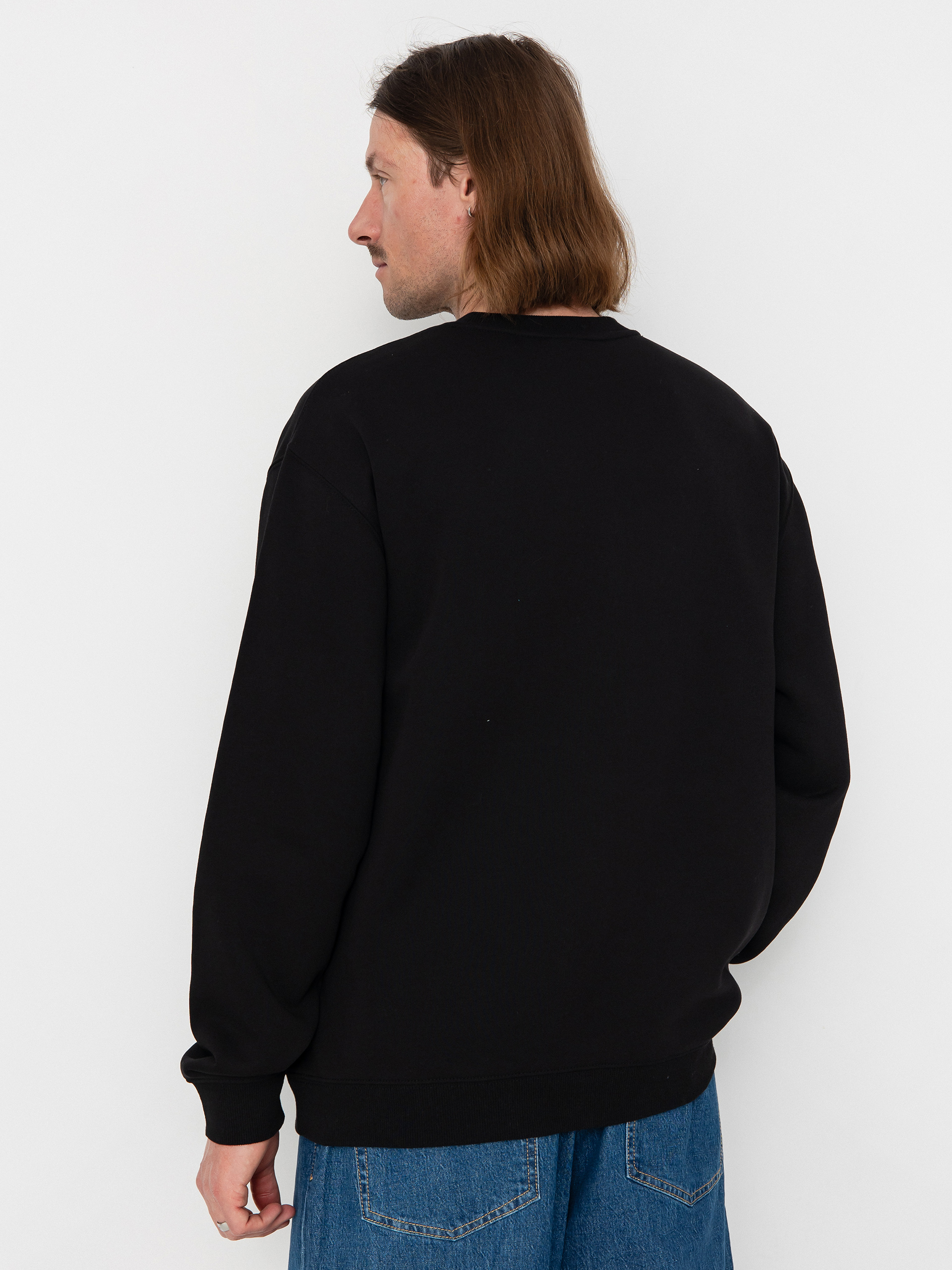 Mikina Volcom Single Stone Crew (black)