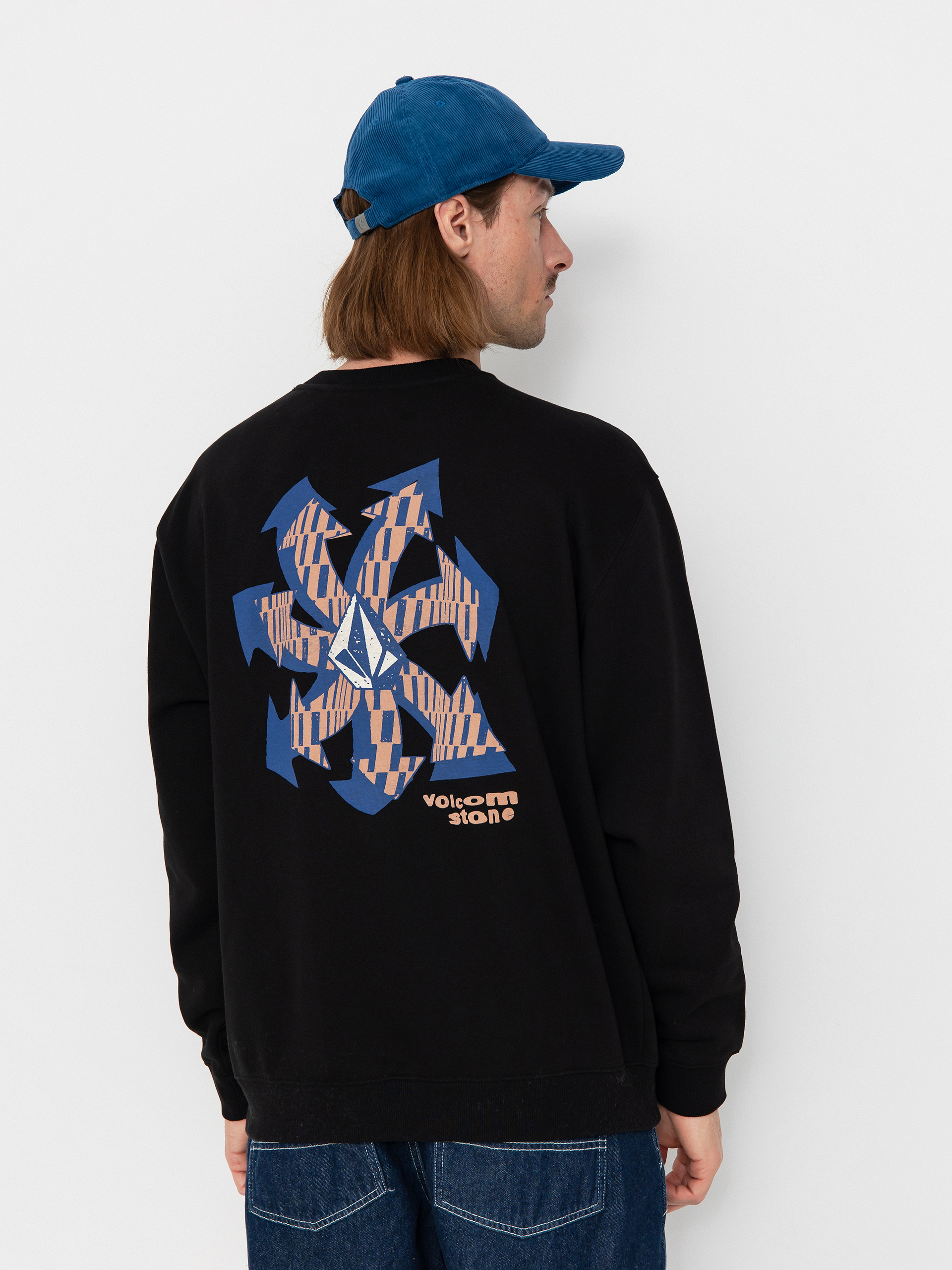 Mikina Volcom Watanite Crew (black)