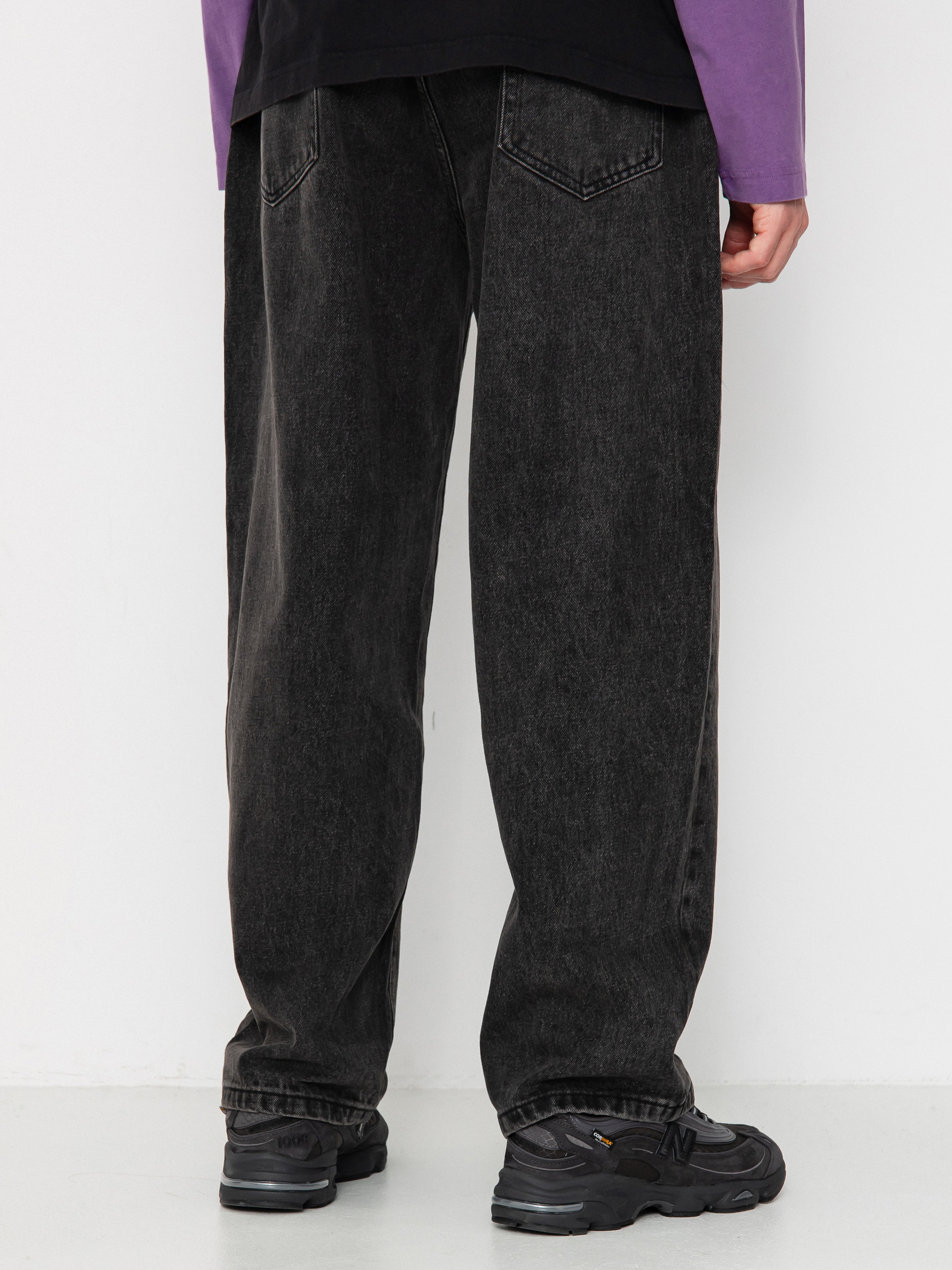 Kalhoty Wasted Paris Signature Rod (faded black)