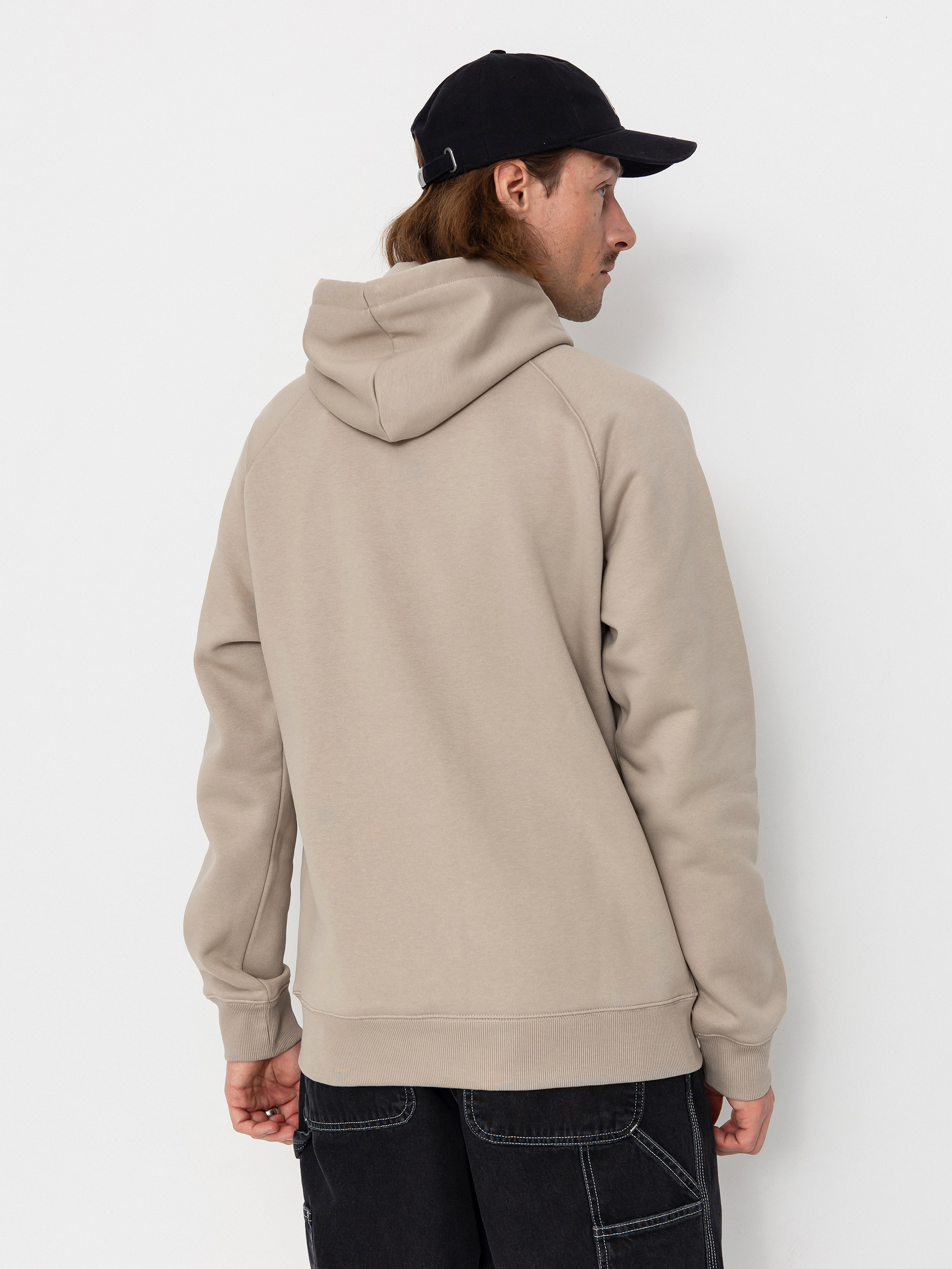 Mikina s kapucí Carhartt WIP Chase HD (dusky beige/gold)