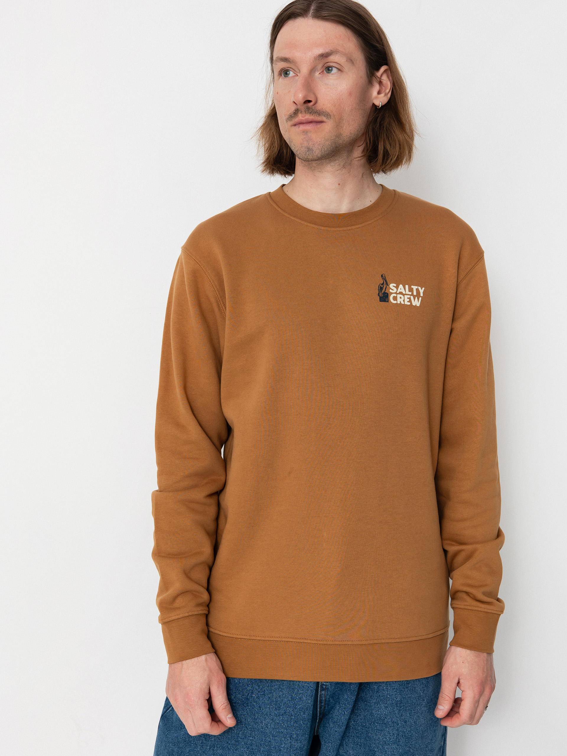 Mikina Salty Crew Stake Out Crew (caramel)