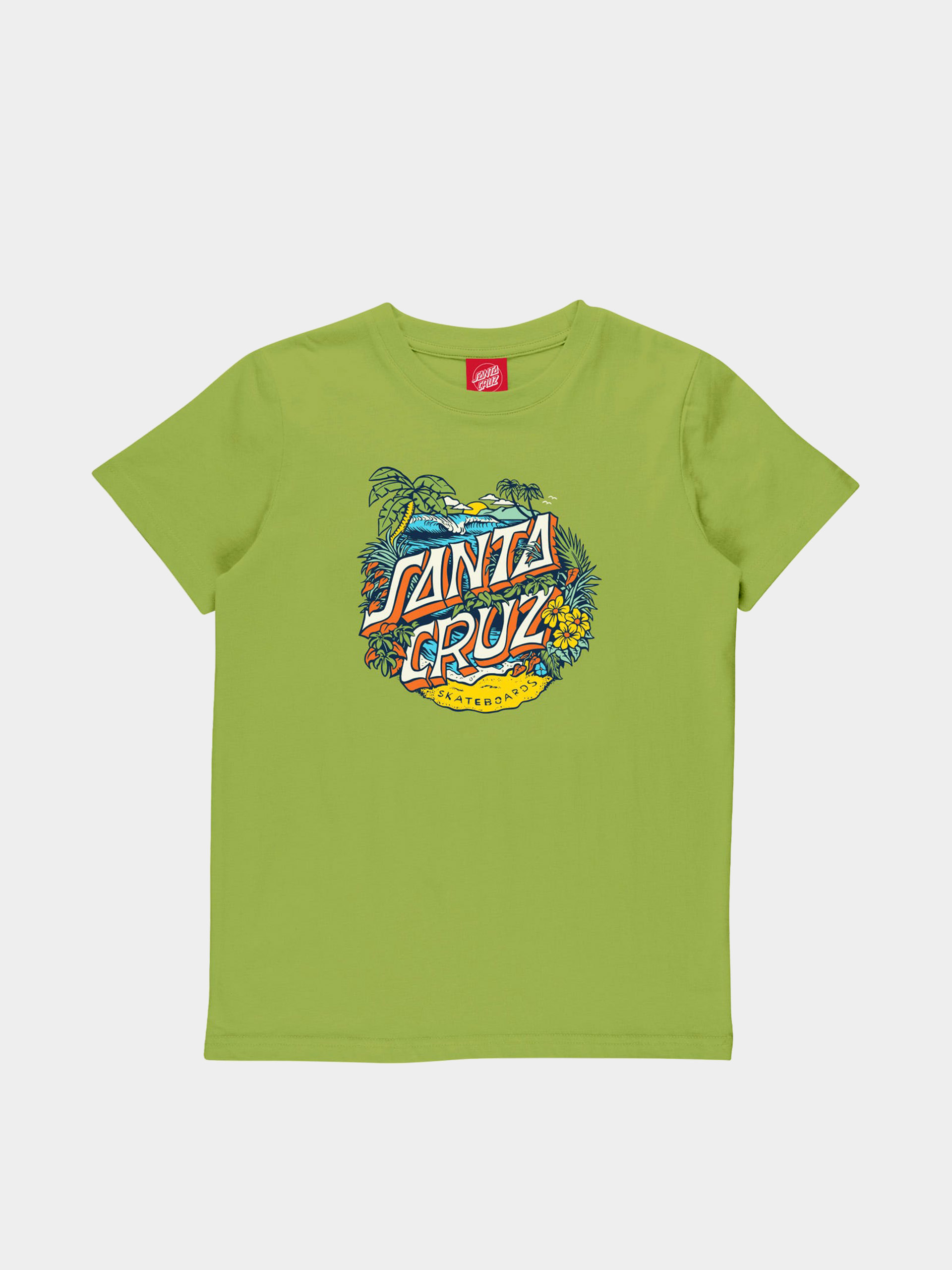 Tričko Santa Cruz Aloha Dot Front JR (apple)