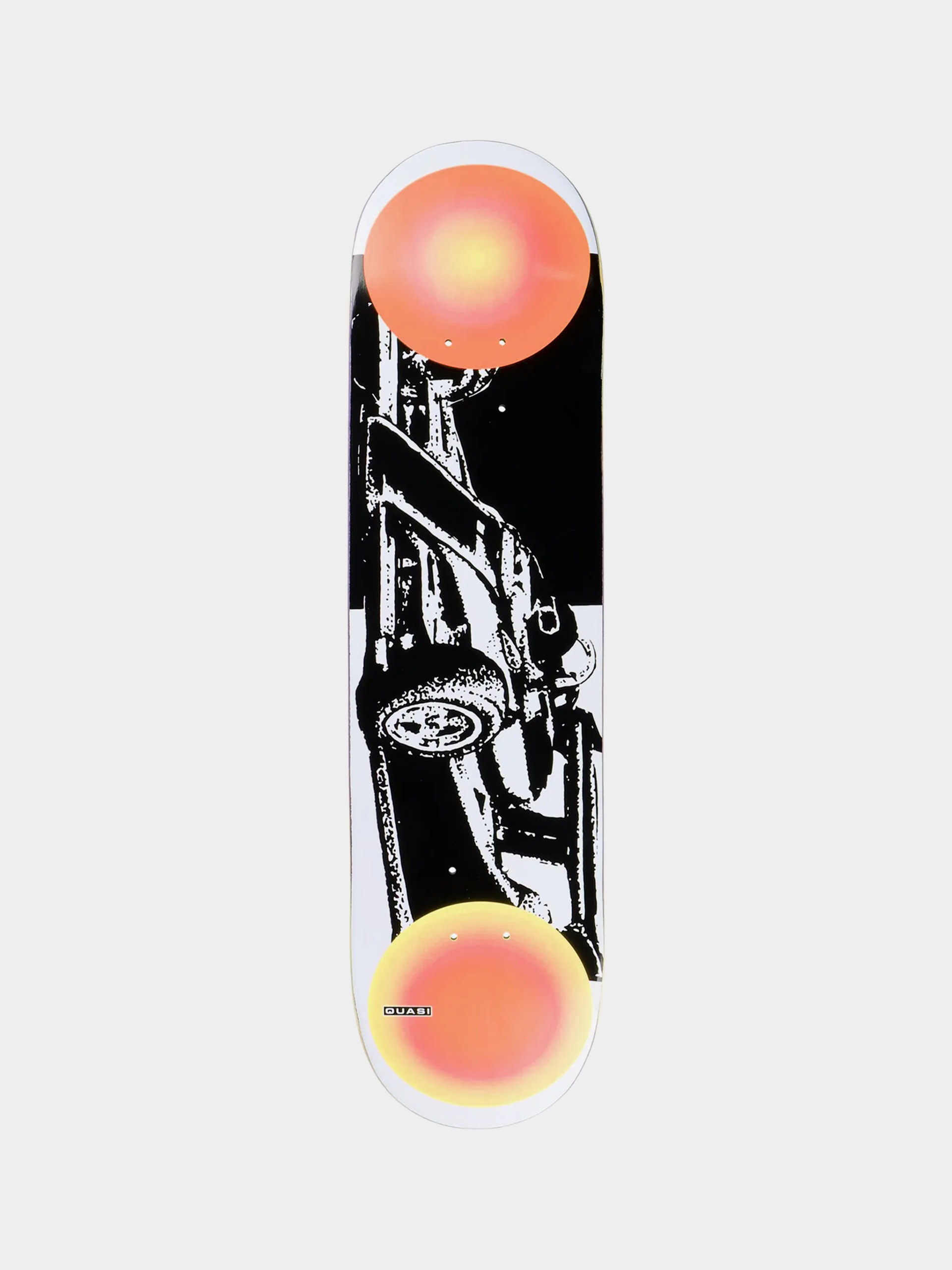 Deska Quasi Skateboards Fast Car II (white/black)