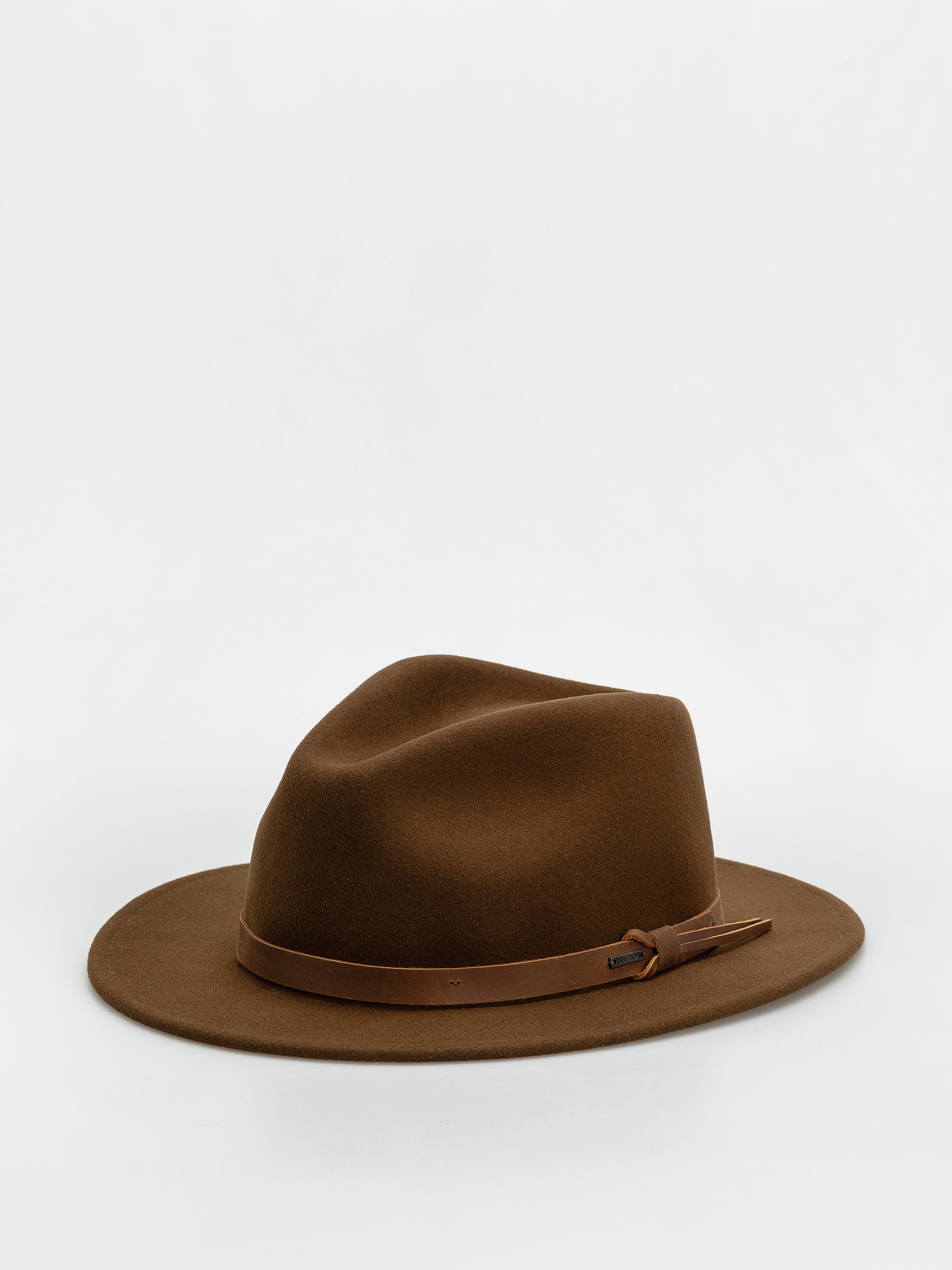 Klobouk Brixton Messer Traditional Fedora (coffee)