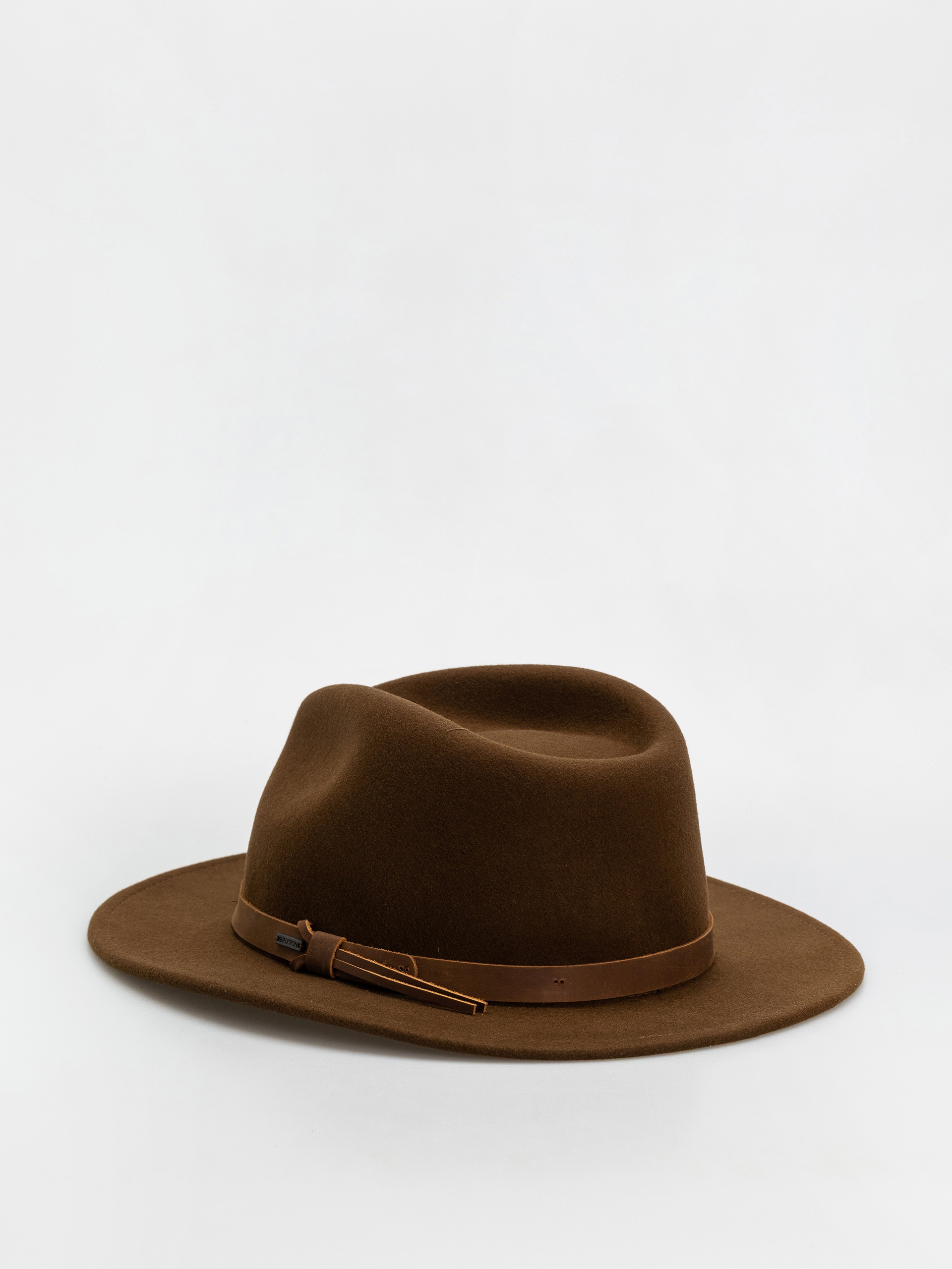 Klobouk Brixton Messer Traditional Fedora (coffee)