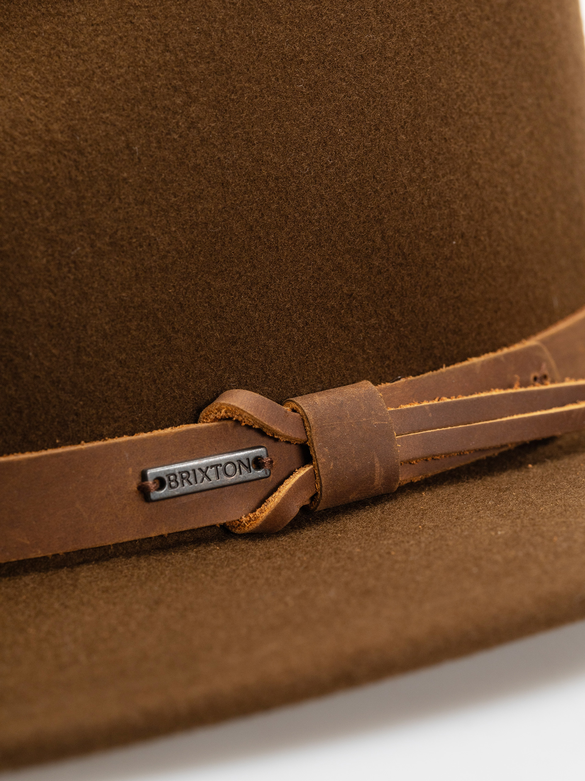 Klobouk Brixton Messer Traditional Fedora (coffee)