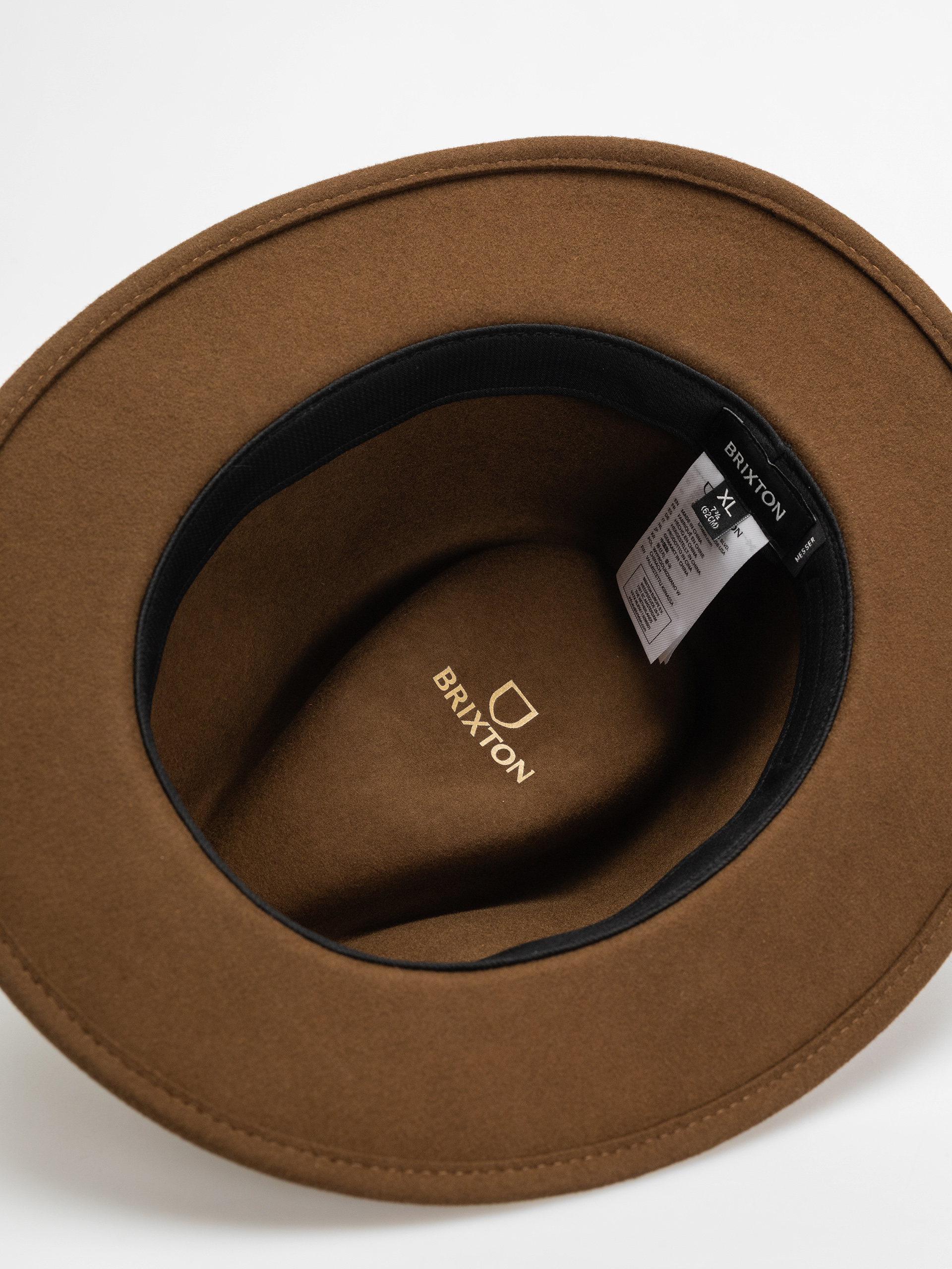 Klobouk Brixton Messer Traditional Fedora (coffee)