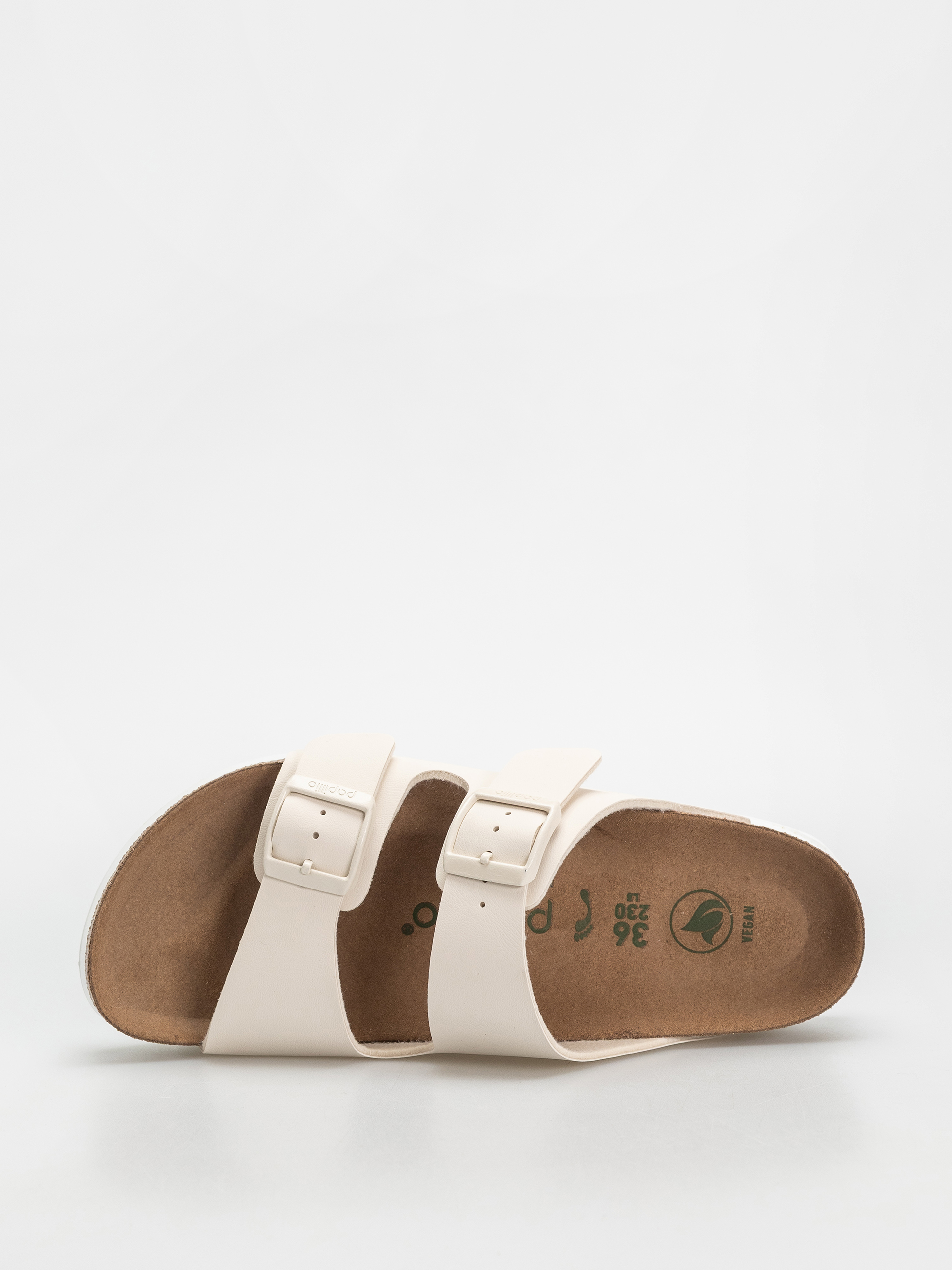 Plážovky Birkenstock Arizona Flex Platform Vegan Narrow Wmn (eggshell)