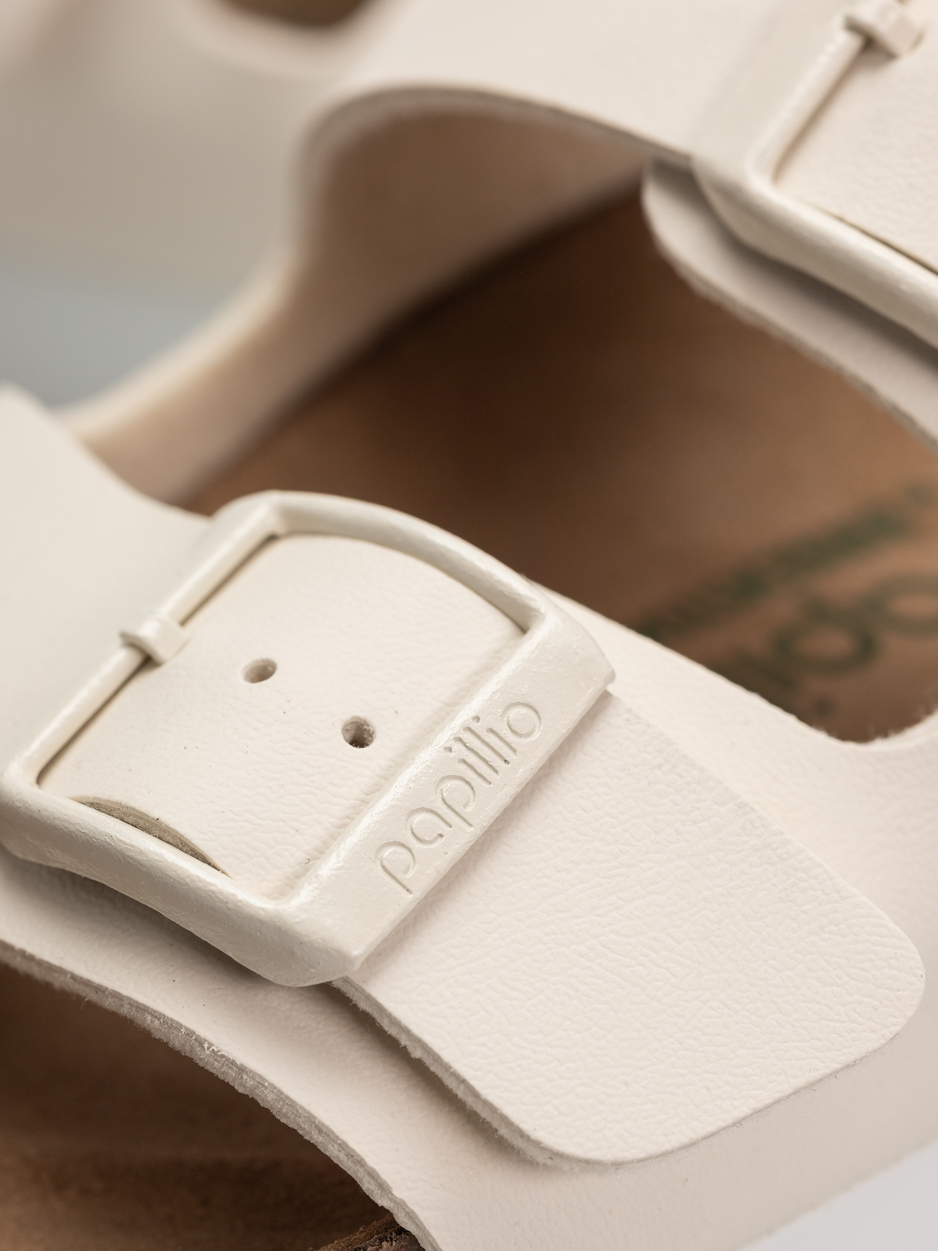 Plážovky Birkenstock Arizona Flex Platform Vegan Narrow Wmn (eggshell)