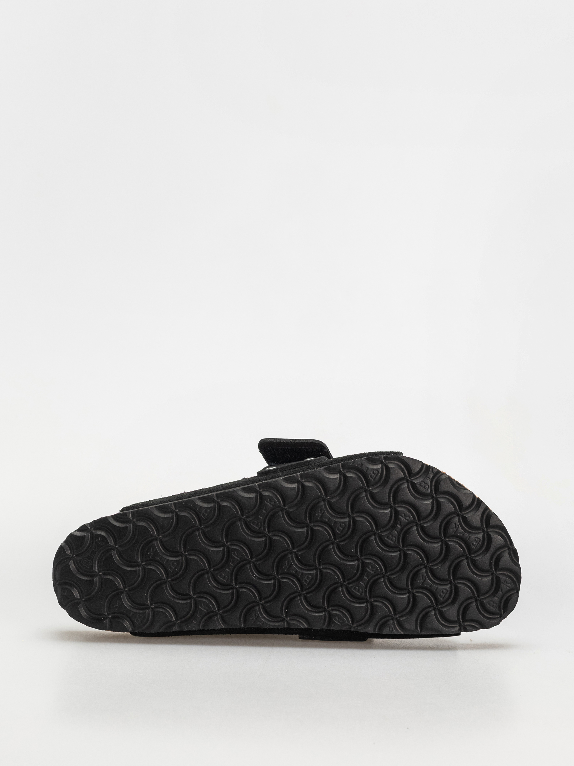 Plážovky Birkenstock Kyoto Nubuck Suede Leather Regular (black)