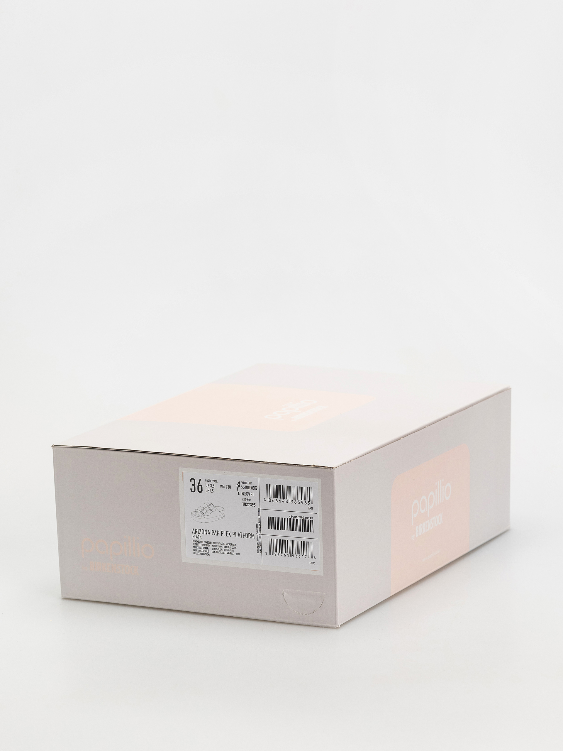 Plážovky Birkenstock Arizona Flex Platform Vegan Narrow Wmn (black)