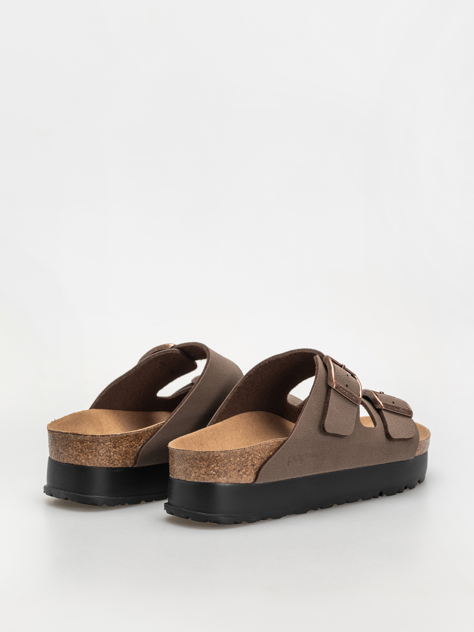 Plážovky Birkenstock Arizona Flex Platform Vegan Narrow Wmn (mocca)