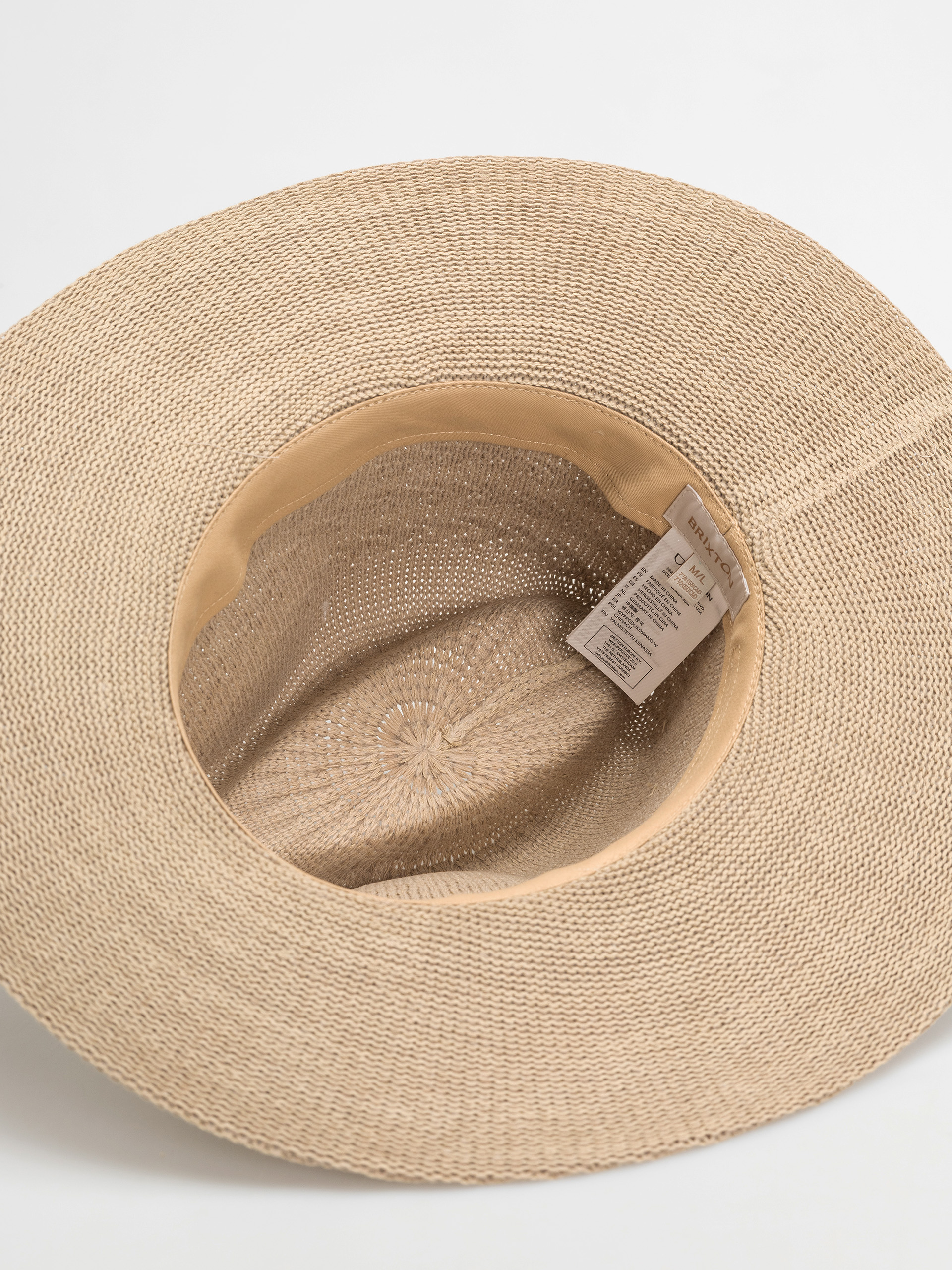 Klobouk Brixton Lyons Knit Pattern Packable Ha Wmn (light tan/light tan)