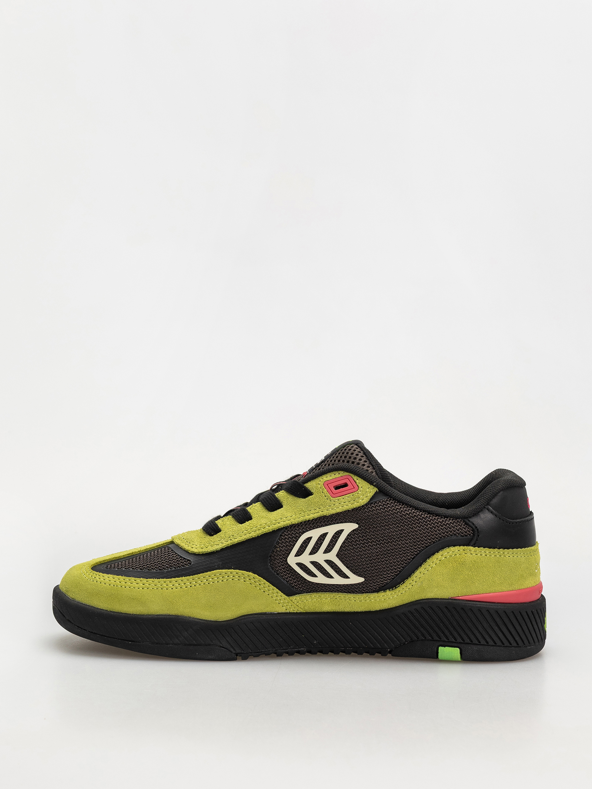 Boty Cariuma Skategoat C25 Pro (lime green suede black mesh ivory logo pink)