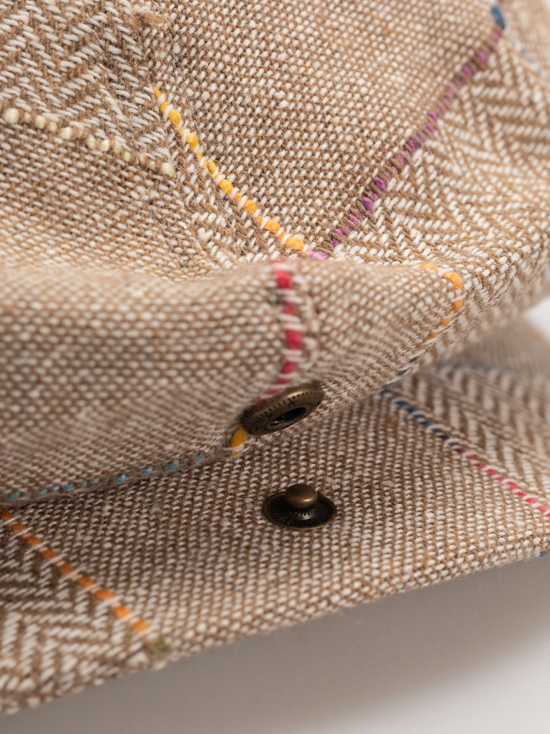 Klobouk s kšiltem Brixton Brood Lw Snap Cap (tan/multi)