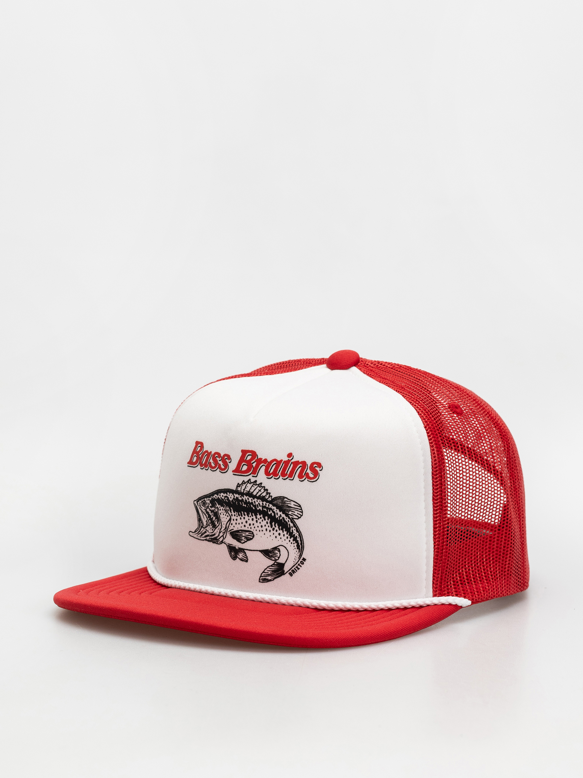 Kšiltovka  Brixton Bass Brains Ft Mp Trucker (crimson/white/crimson)