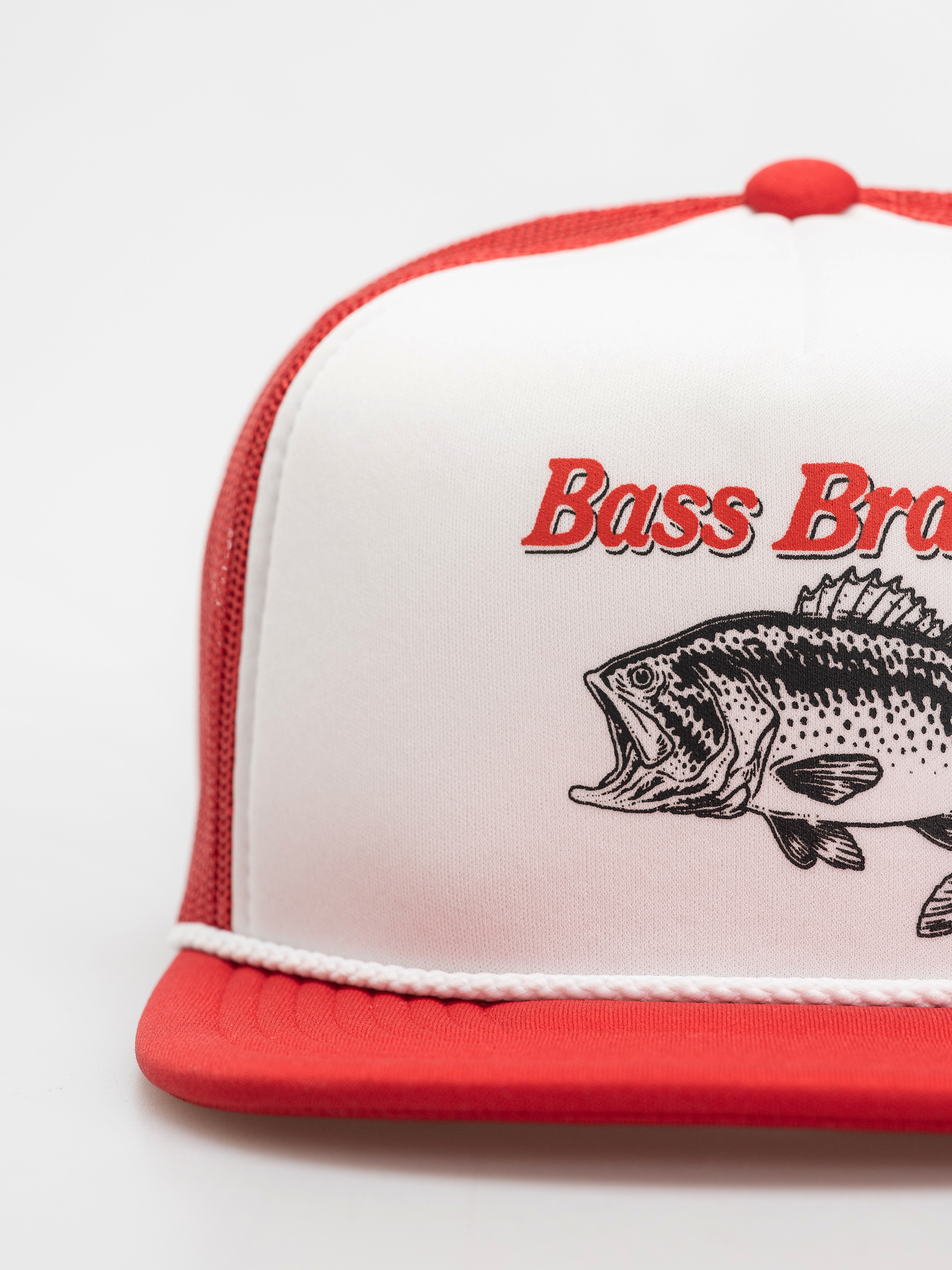 Kšiltovka  Brixton Bass Brains Ft Mp Trucker (crimson/white/crimson)