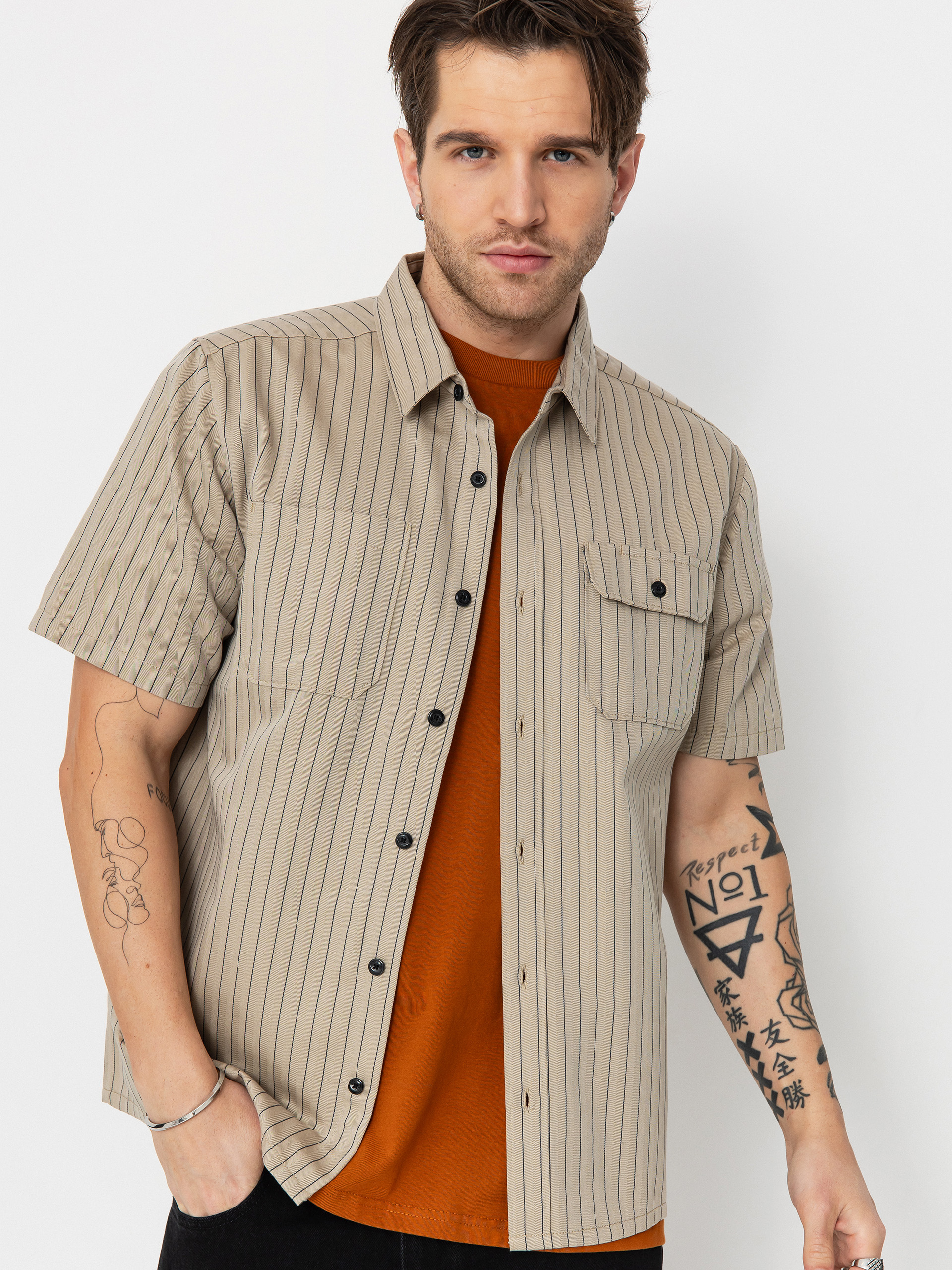 Košile Volcom Trade Stone (light khaki)