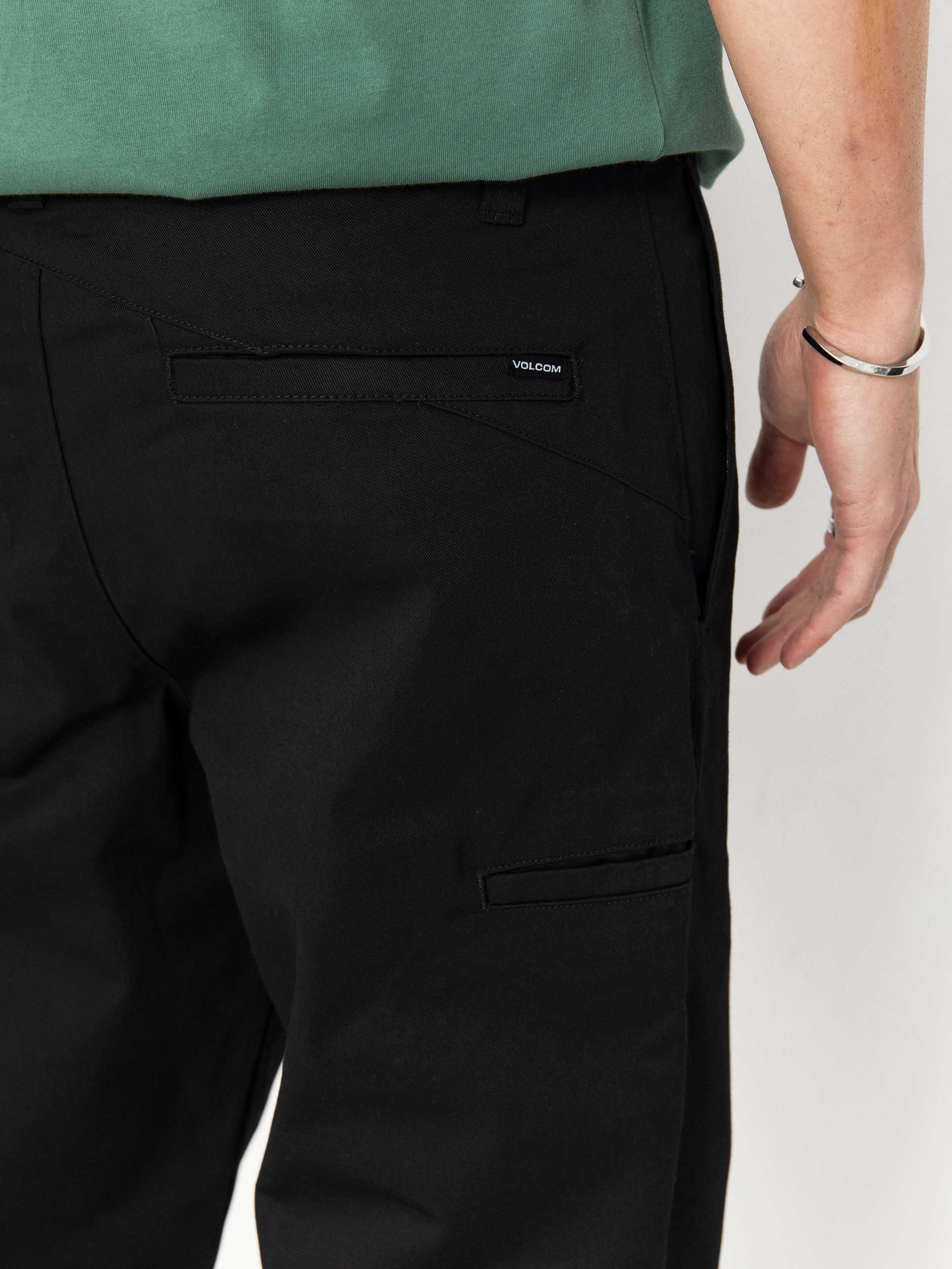 Kalhoty Volcom Frickin Skate Chino (black)