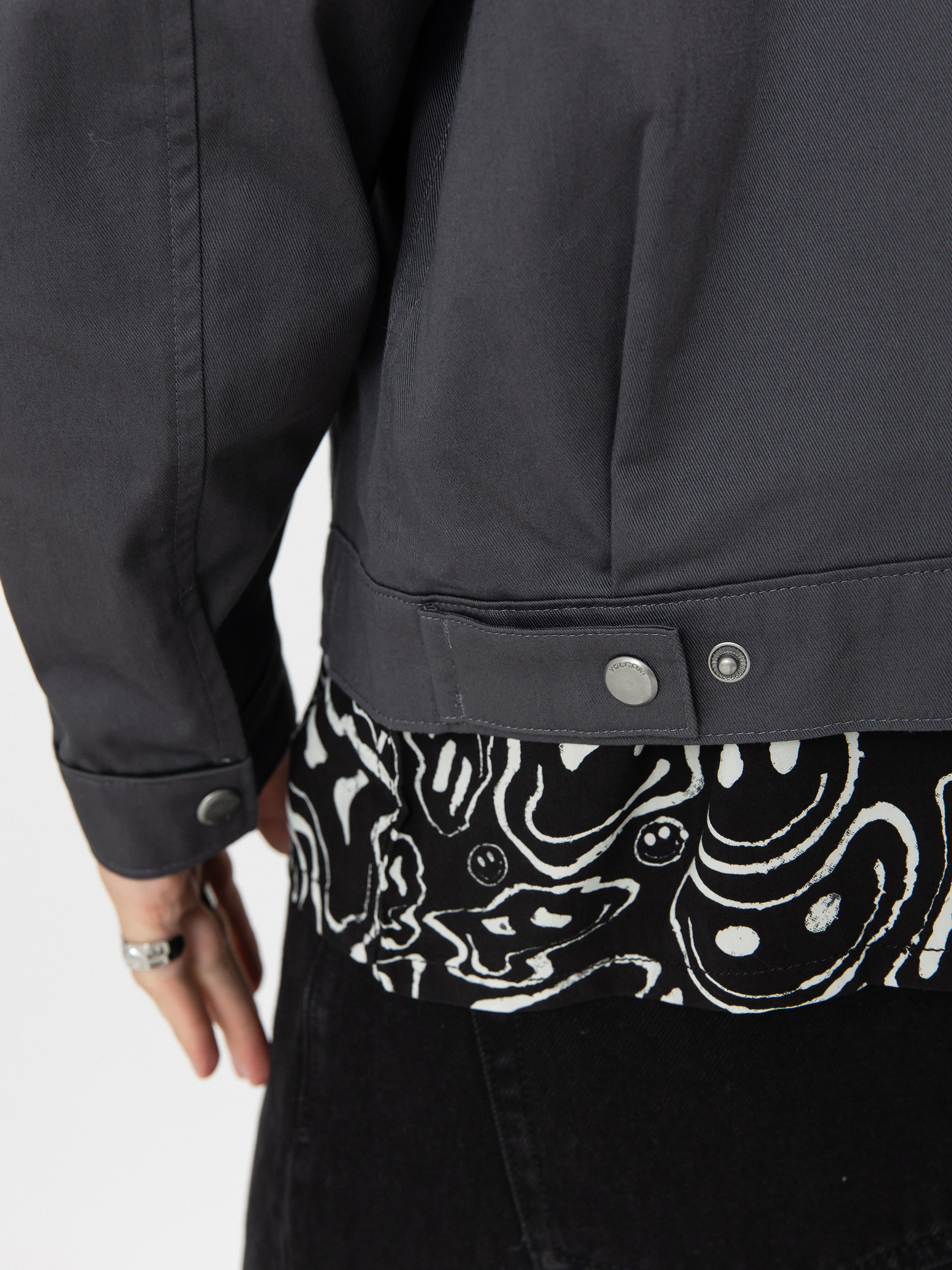 Bunda Volcom Voider (asphalt black)