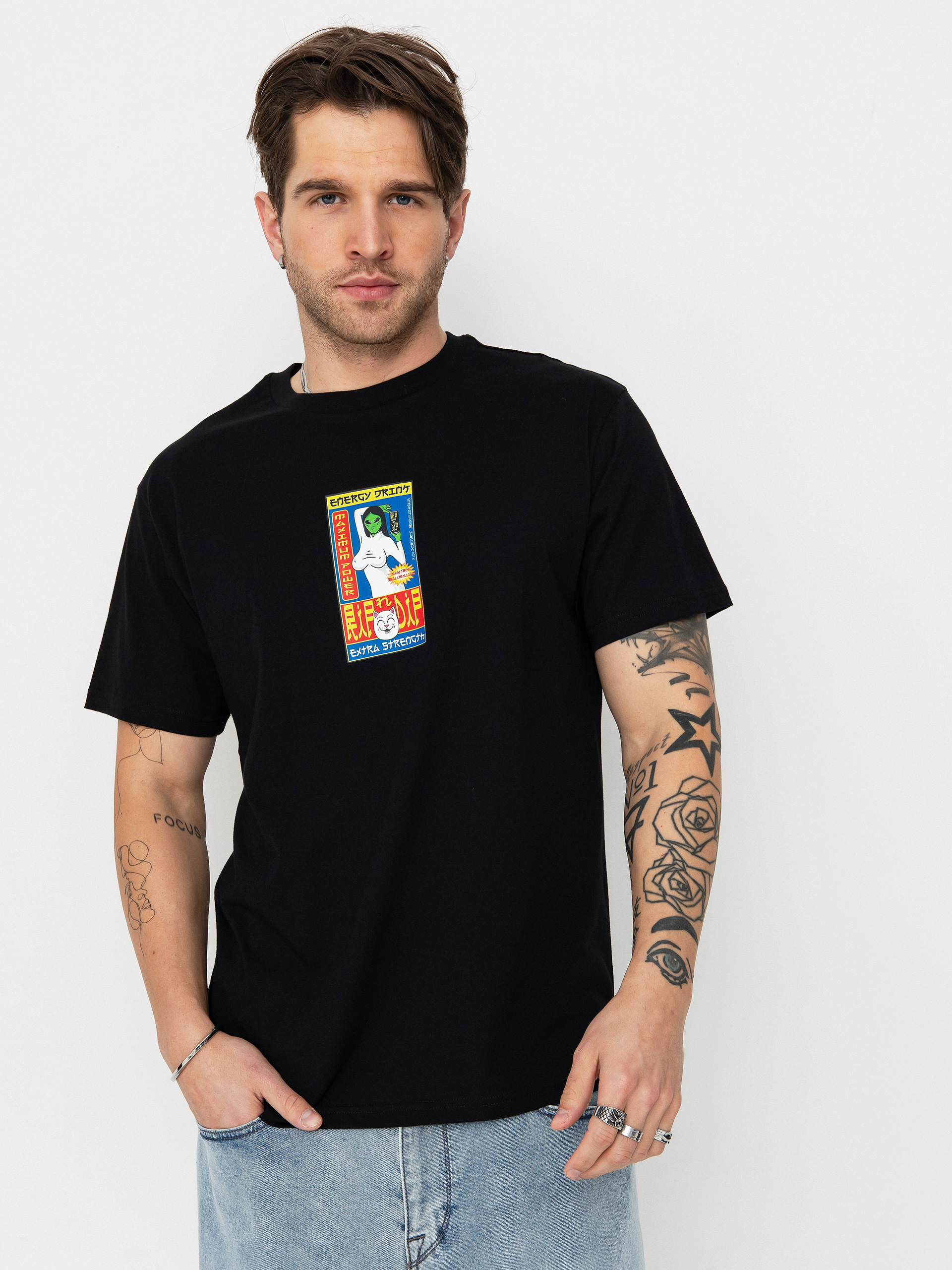 Tričko RipNDip Nerms Cans (black)