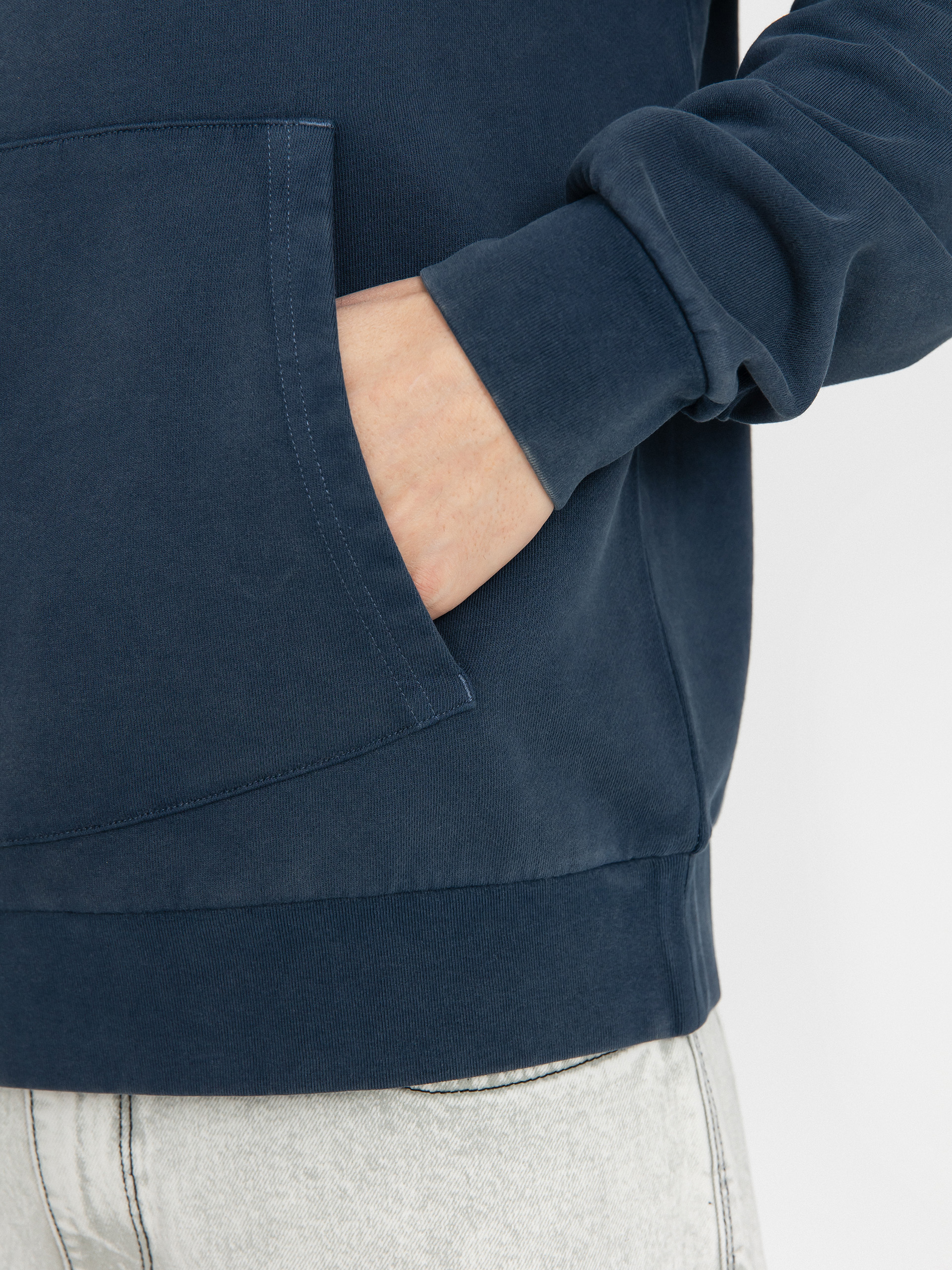 Mikina s kapucí RipNDip Crosswalk HD (navy vintage wash)