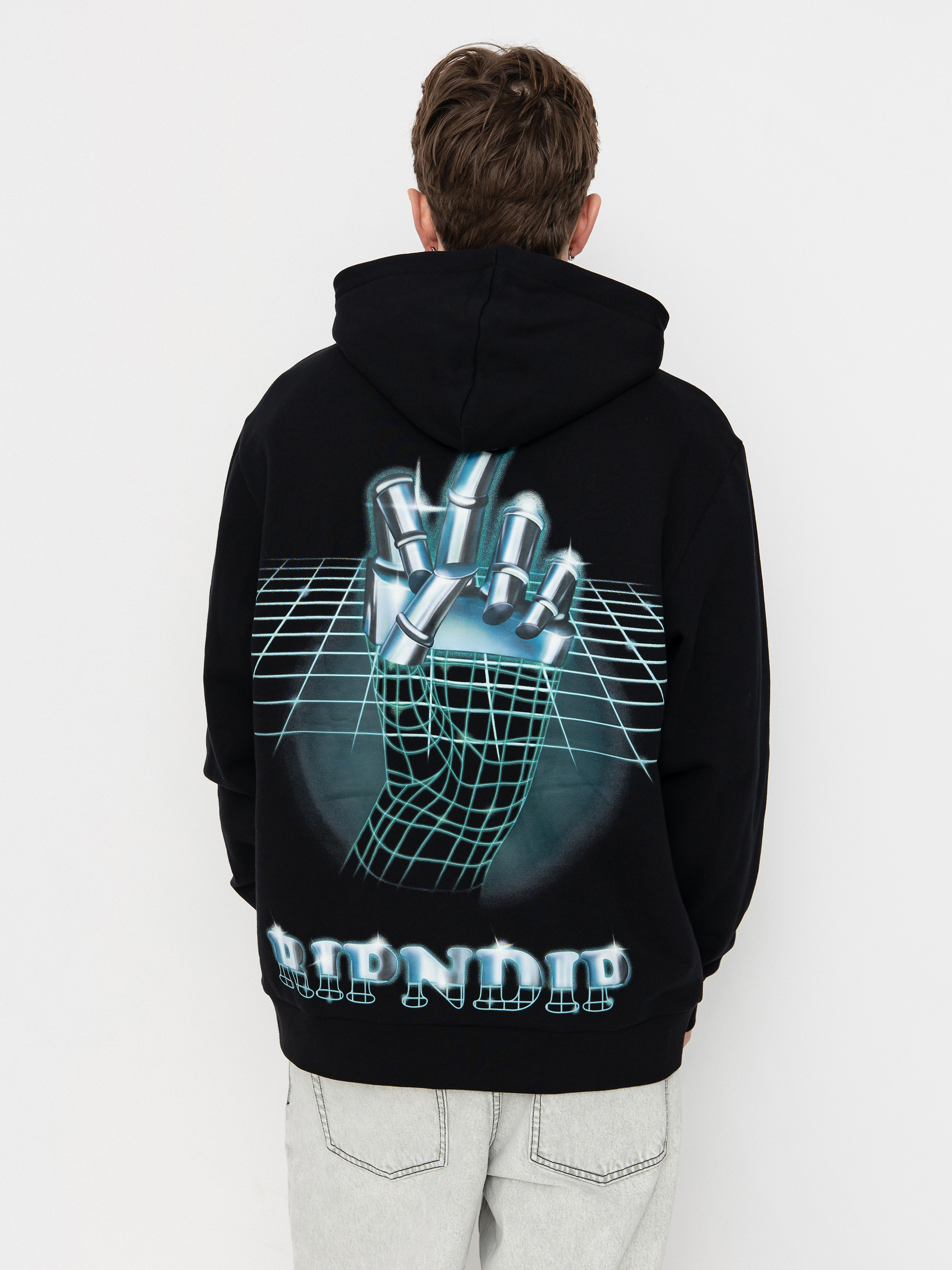 Mikina s kapucí RipNDip Afterlife HD (black)