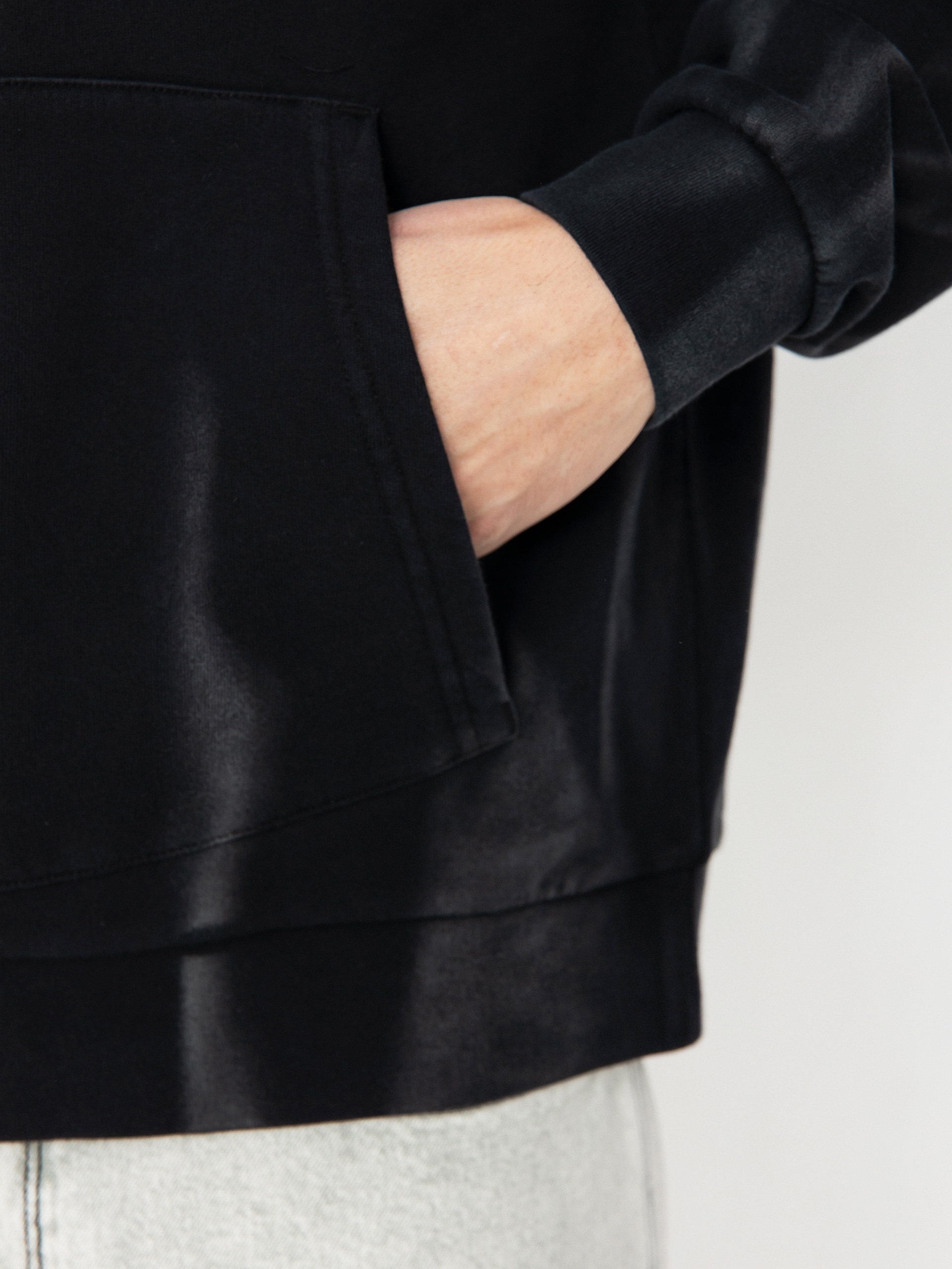 Mikina s kapucí RipNDip Ripnlit HD (black vintage wash)