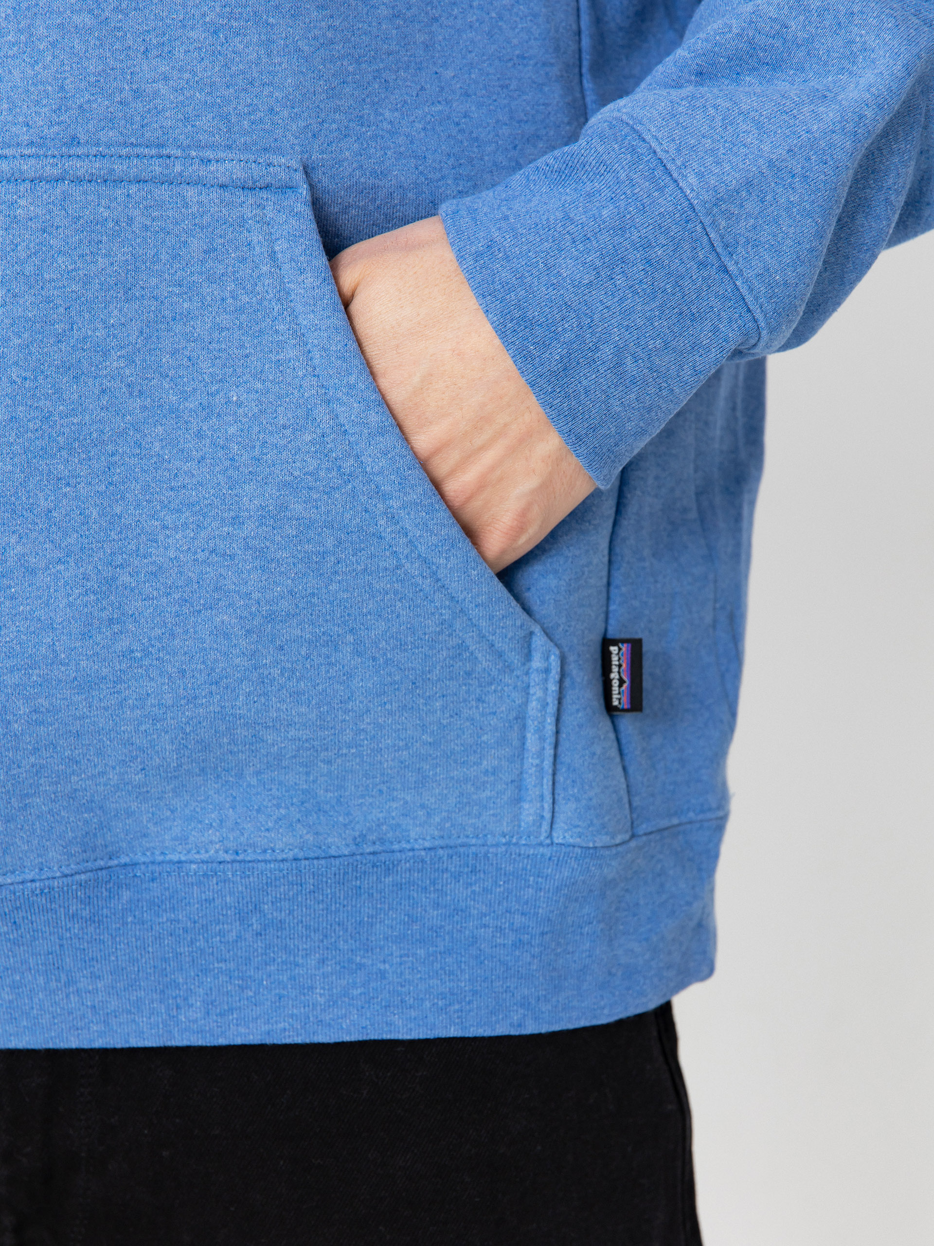 Mikina s kapucí Patagonia P 6 Logo Uprisal HD (abundant blue)