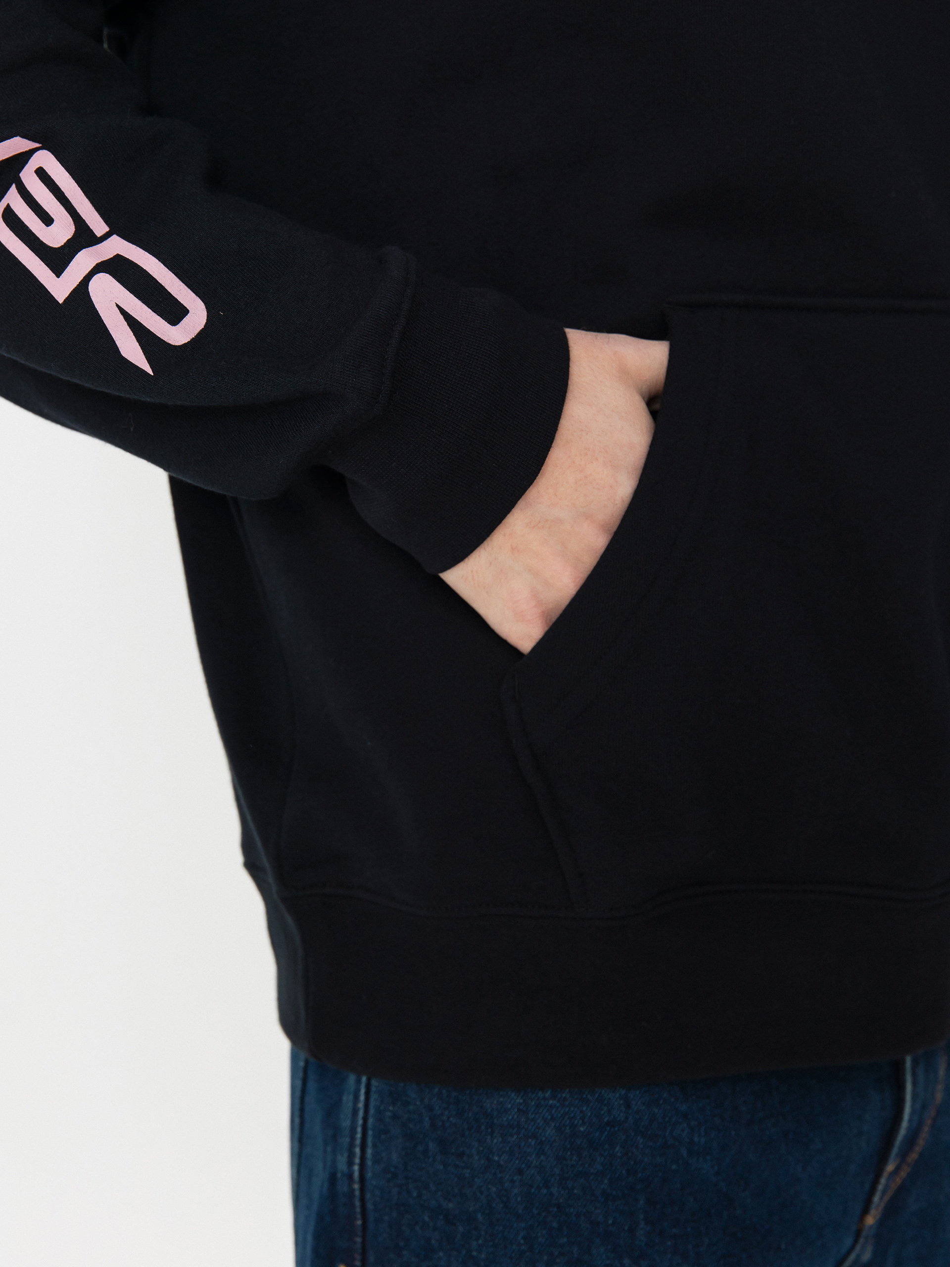 Mikina s kapucí Quiksilver Omni Logo HD (black)