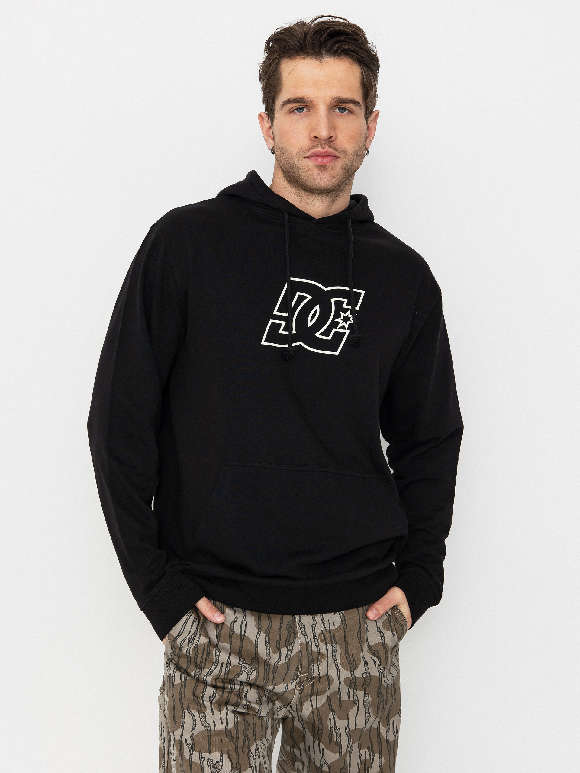 Mikina s kapucí DC Pallet HD (black)