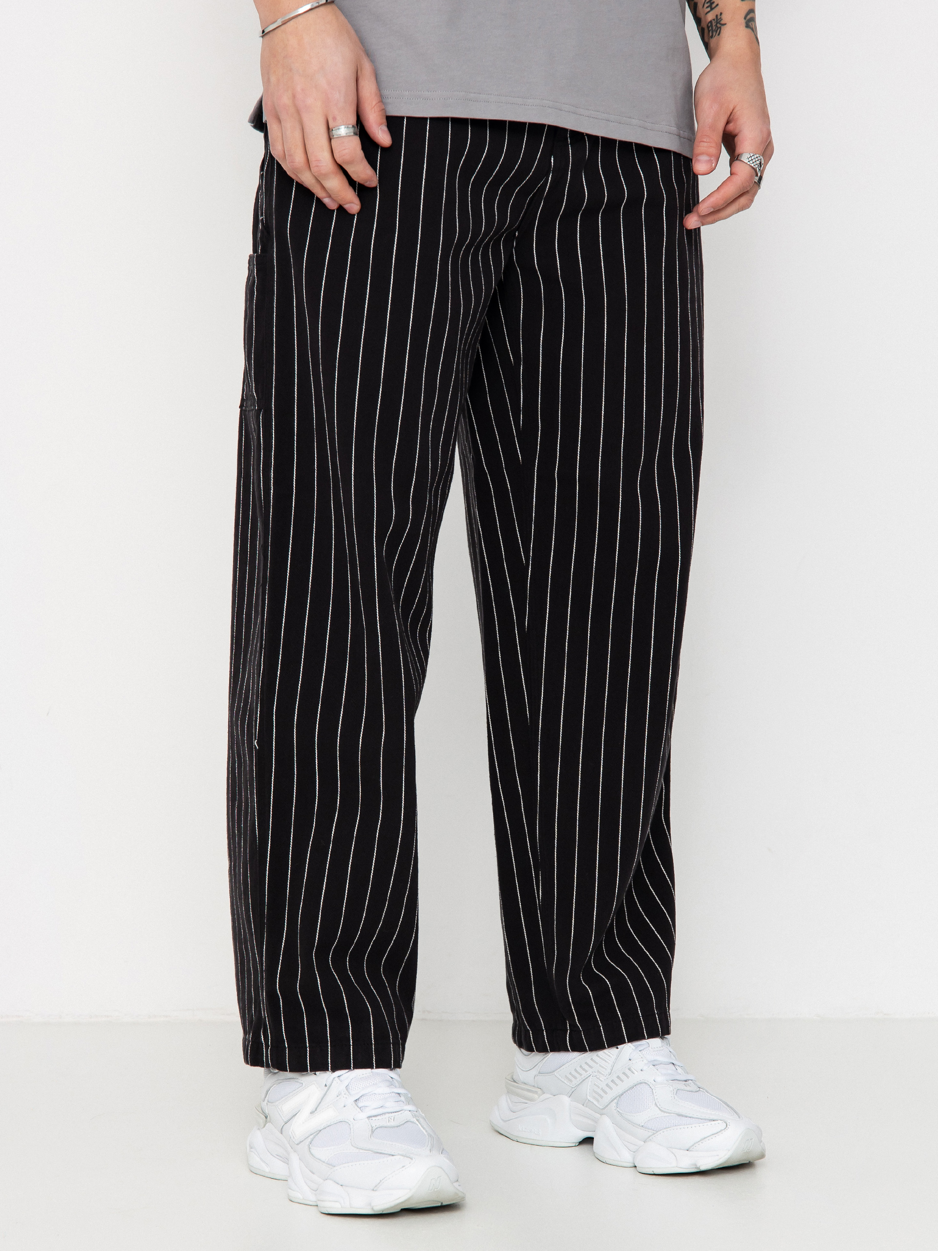Kalhoty Carhartt WIP OG Single Knee (seaton stripe/black/wax)