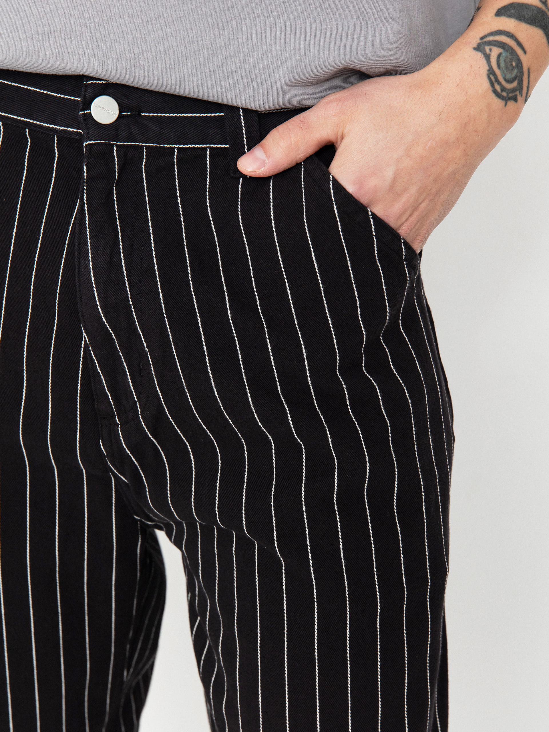 Kalhoty Carhartt WIP OG Single Knee (seaton stripe/black/wax)