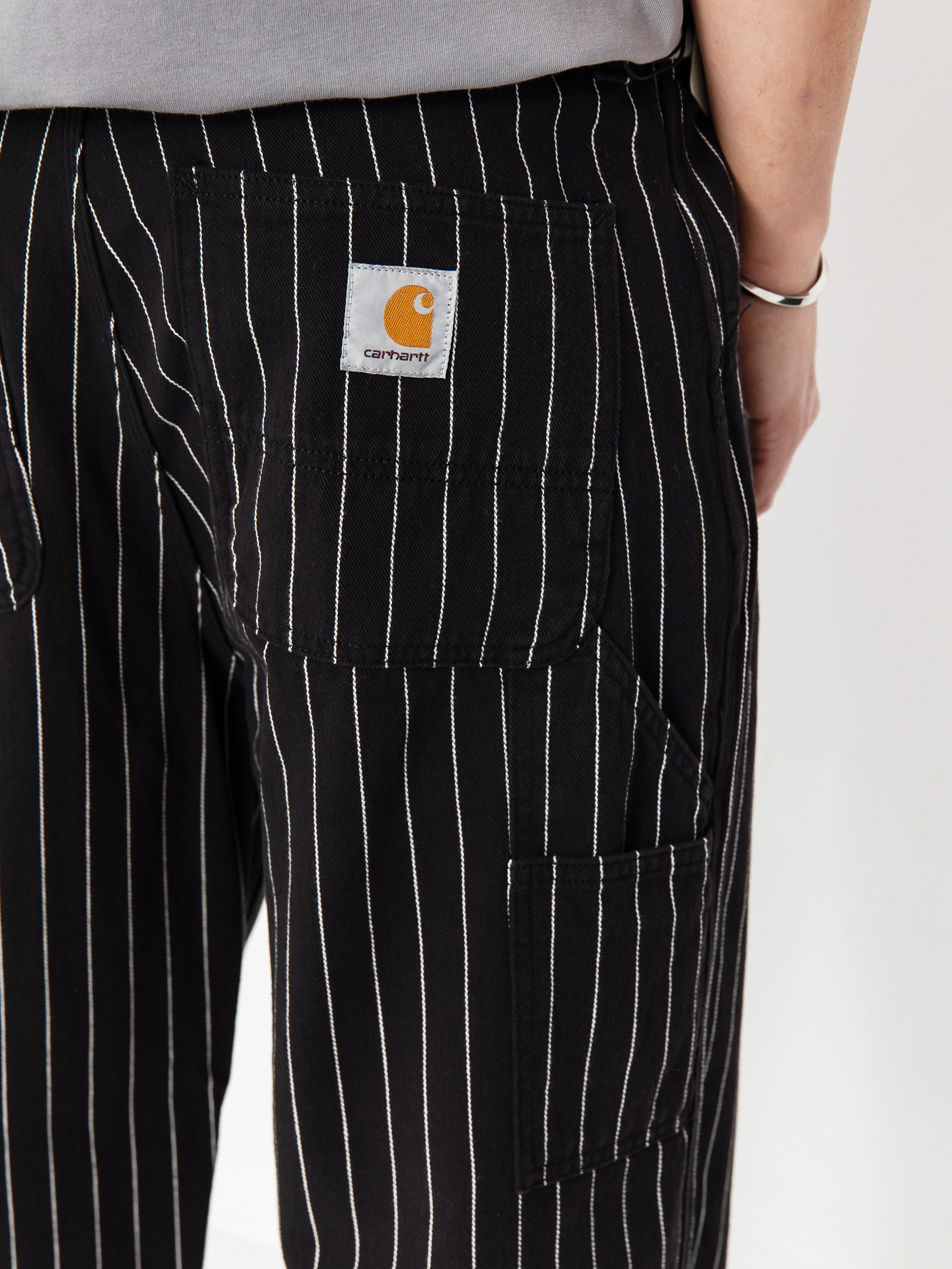 Kalhoty Carhartt WIP OG Single Knee (seaton stripe/black/wax)