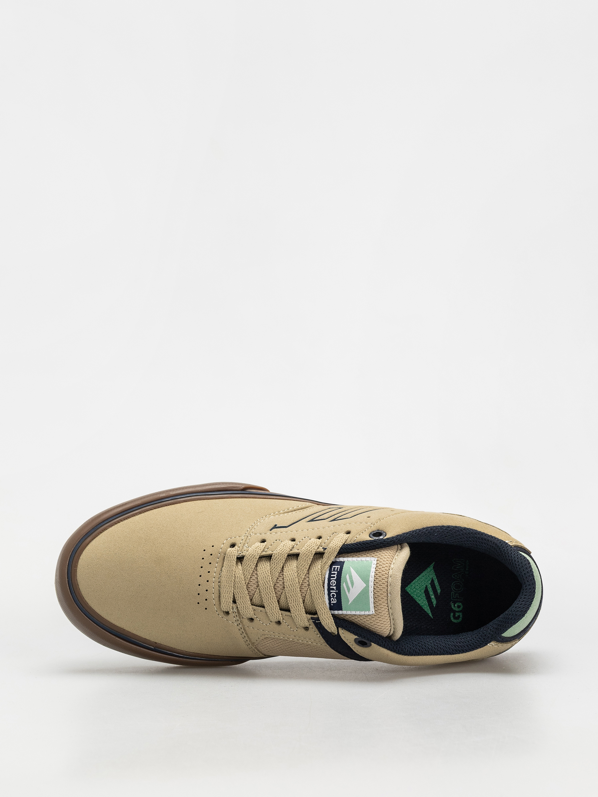 Boty Emerica The Low Vulc (tan/blue/green)