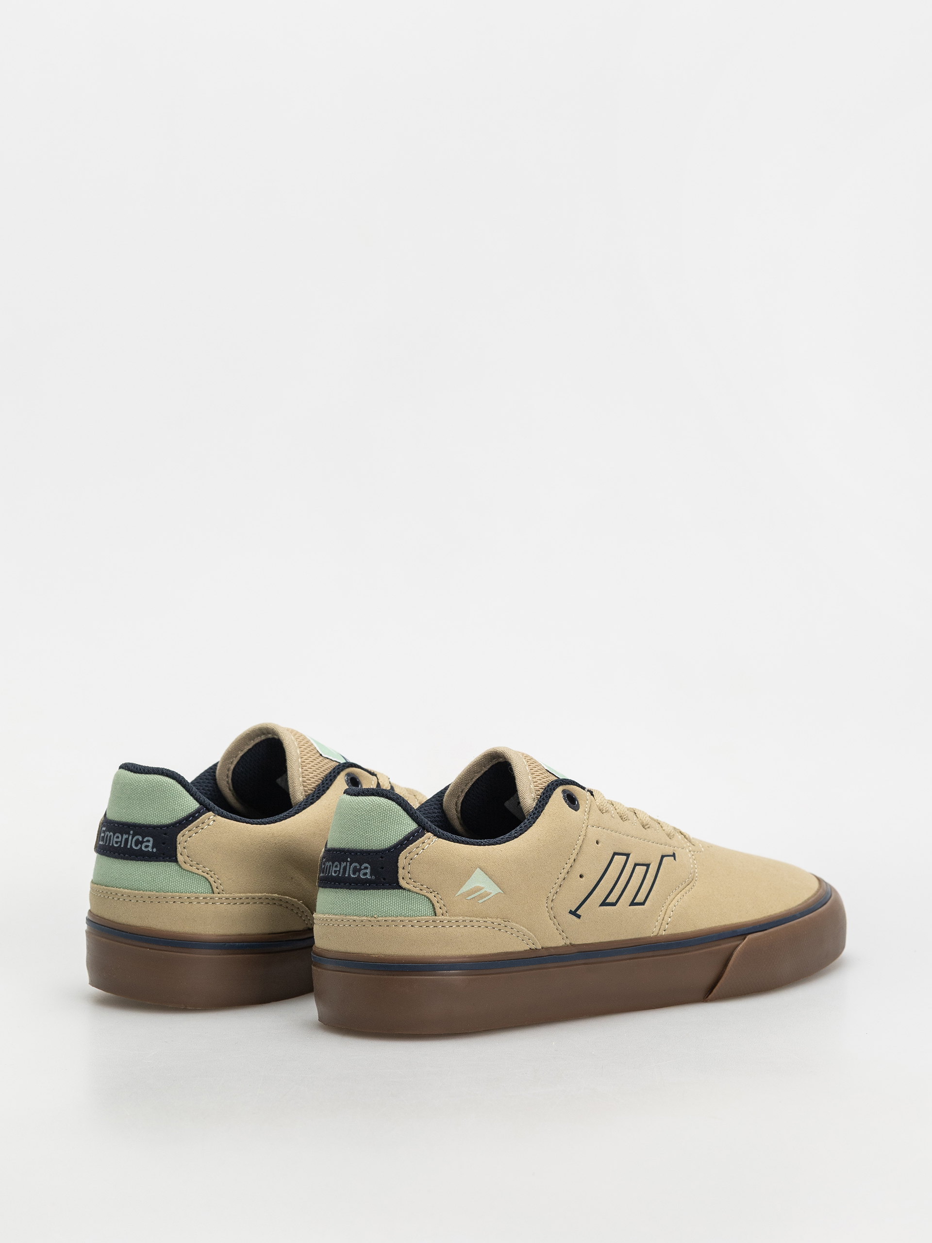 Boty Emerica The Low Vulc (tan/blue/green)