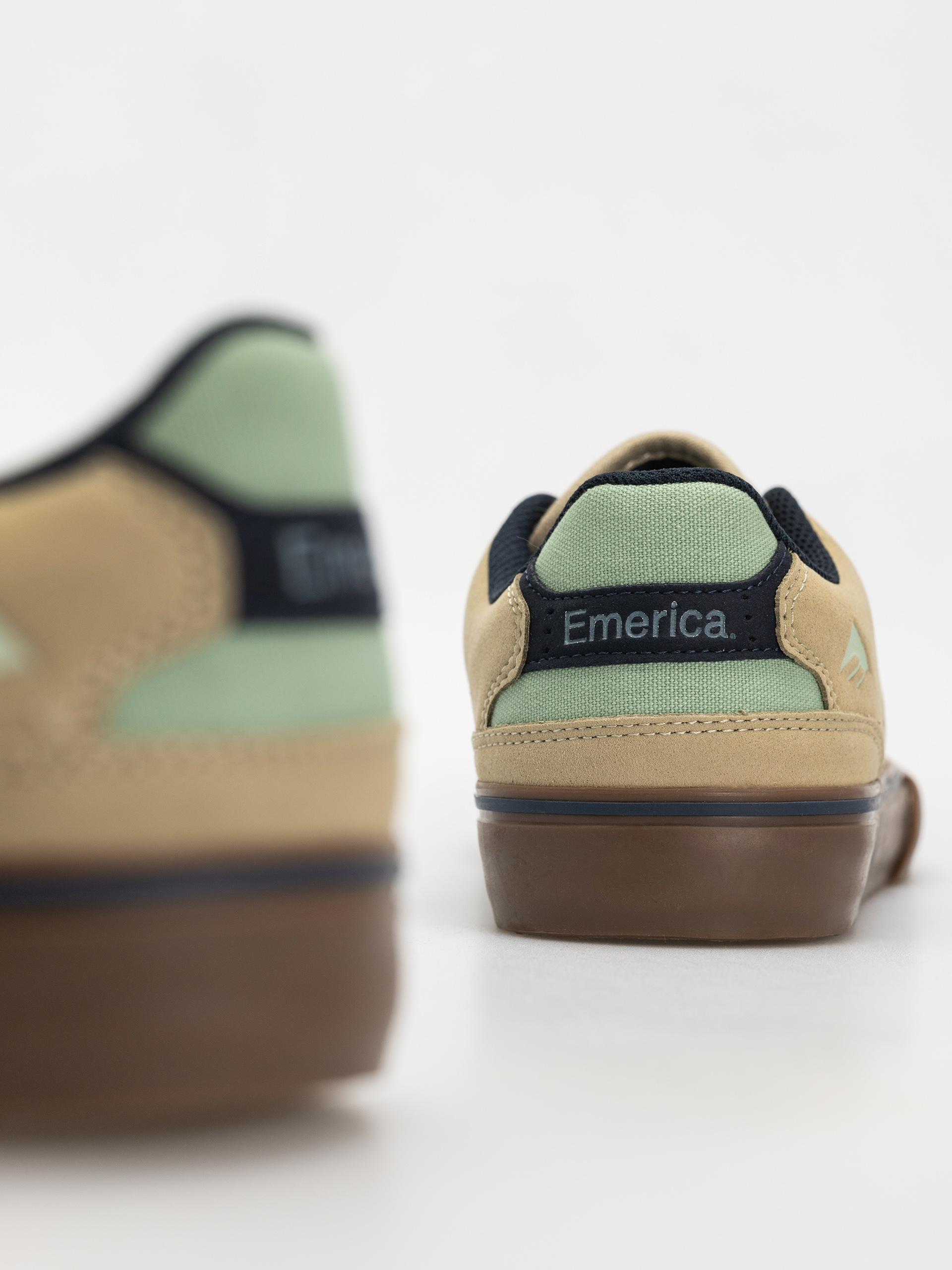 Boty Emerica The Low Vulc (tan/blue/green)