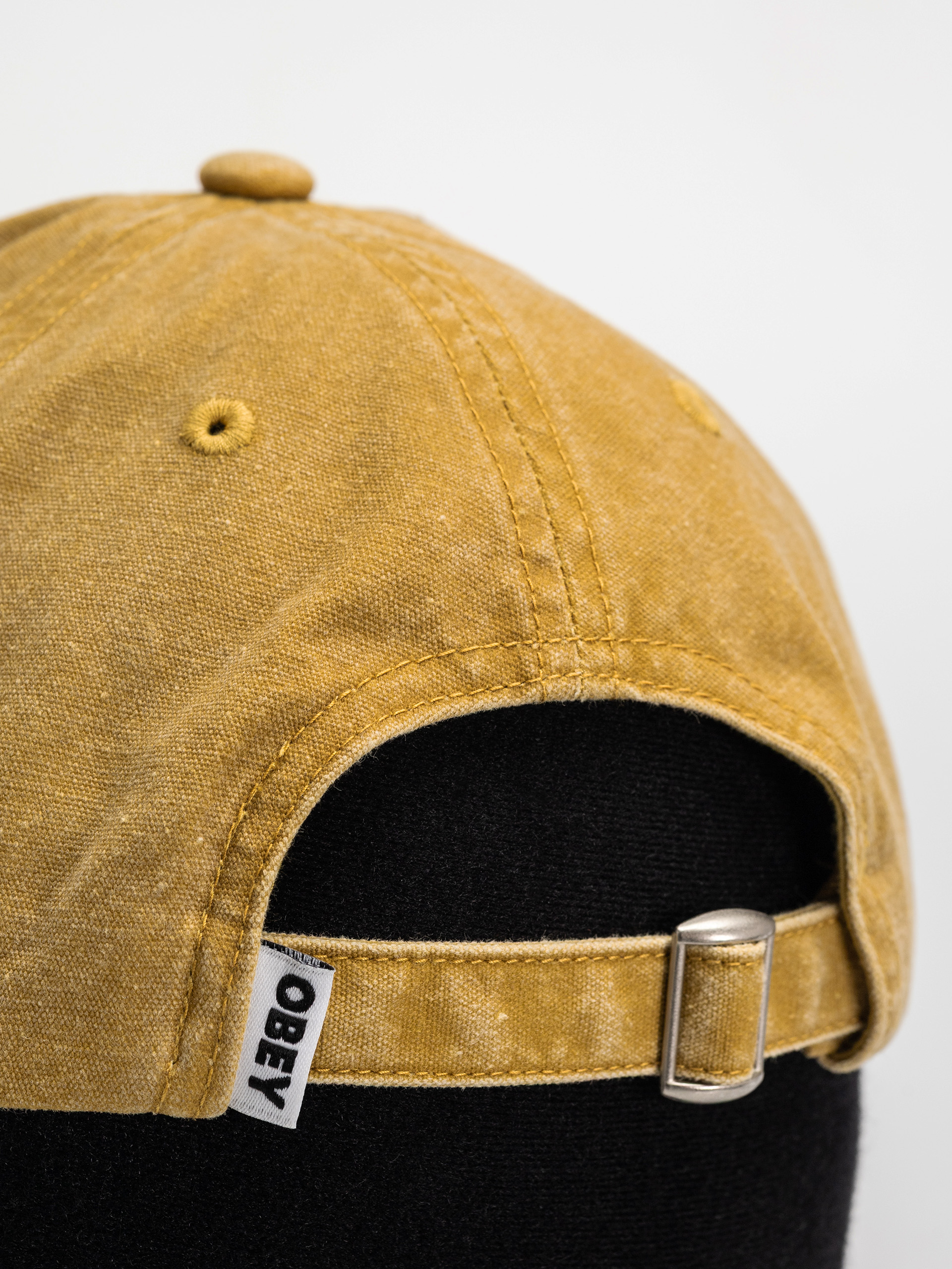 Kšiltovka  OBEY Pigment Obey Farms 6 Panel (pigment mustard multi)