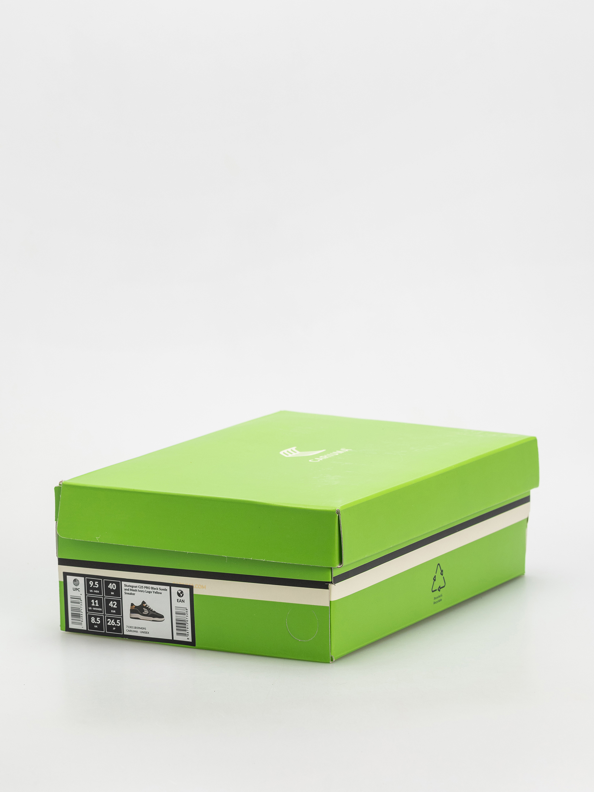 Boty Cariuma Skategoat C25 Pro (black suede and mesh ivory logo yellow)