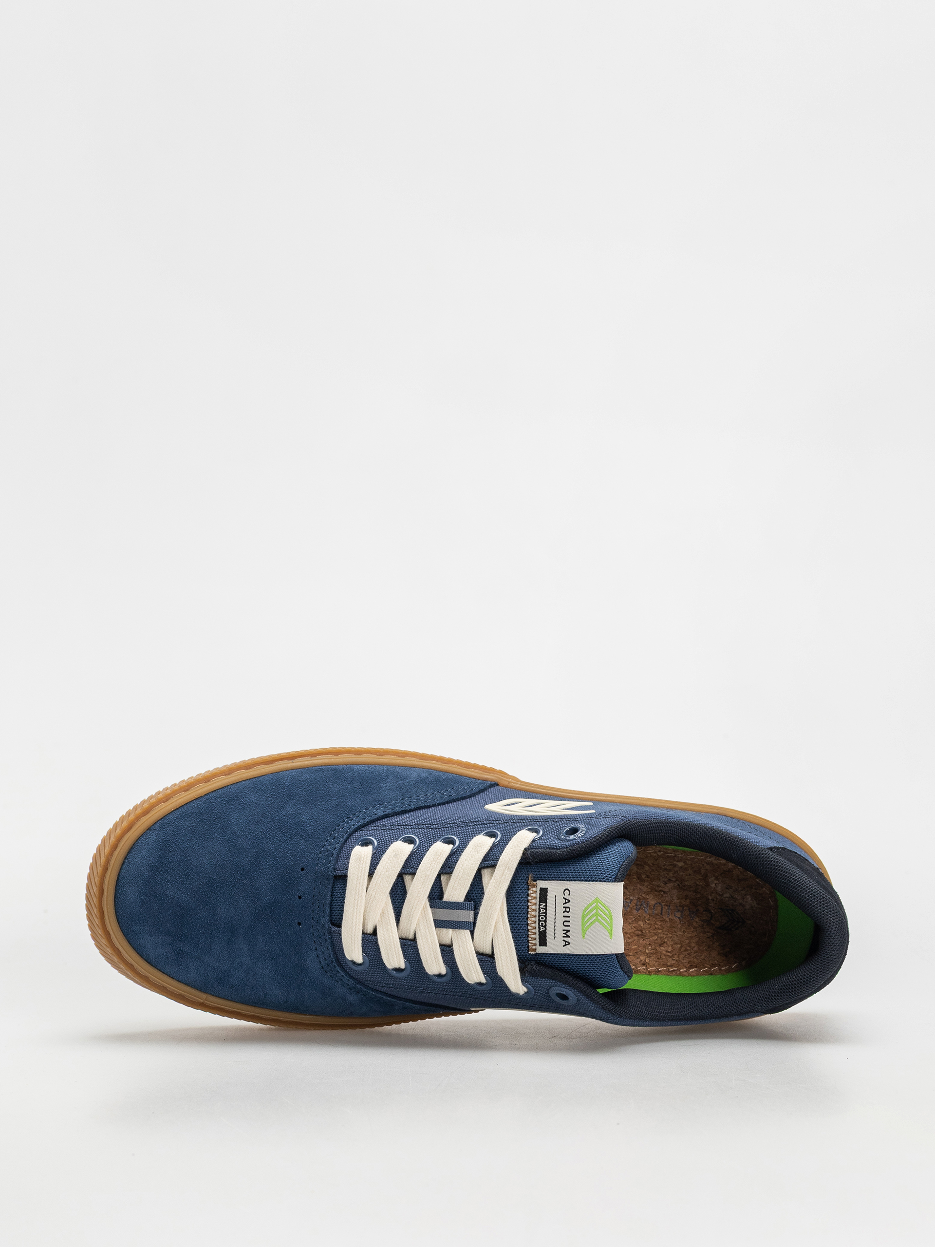 Boty Cariuma Naioca Pro (gum shadow blue suede and canvas ivory logo navy)