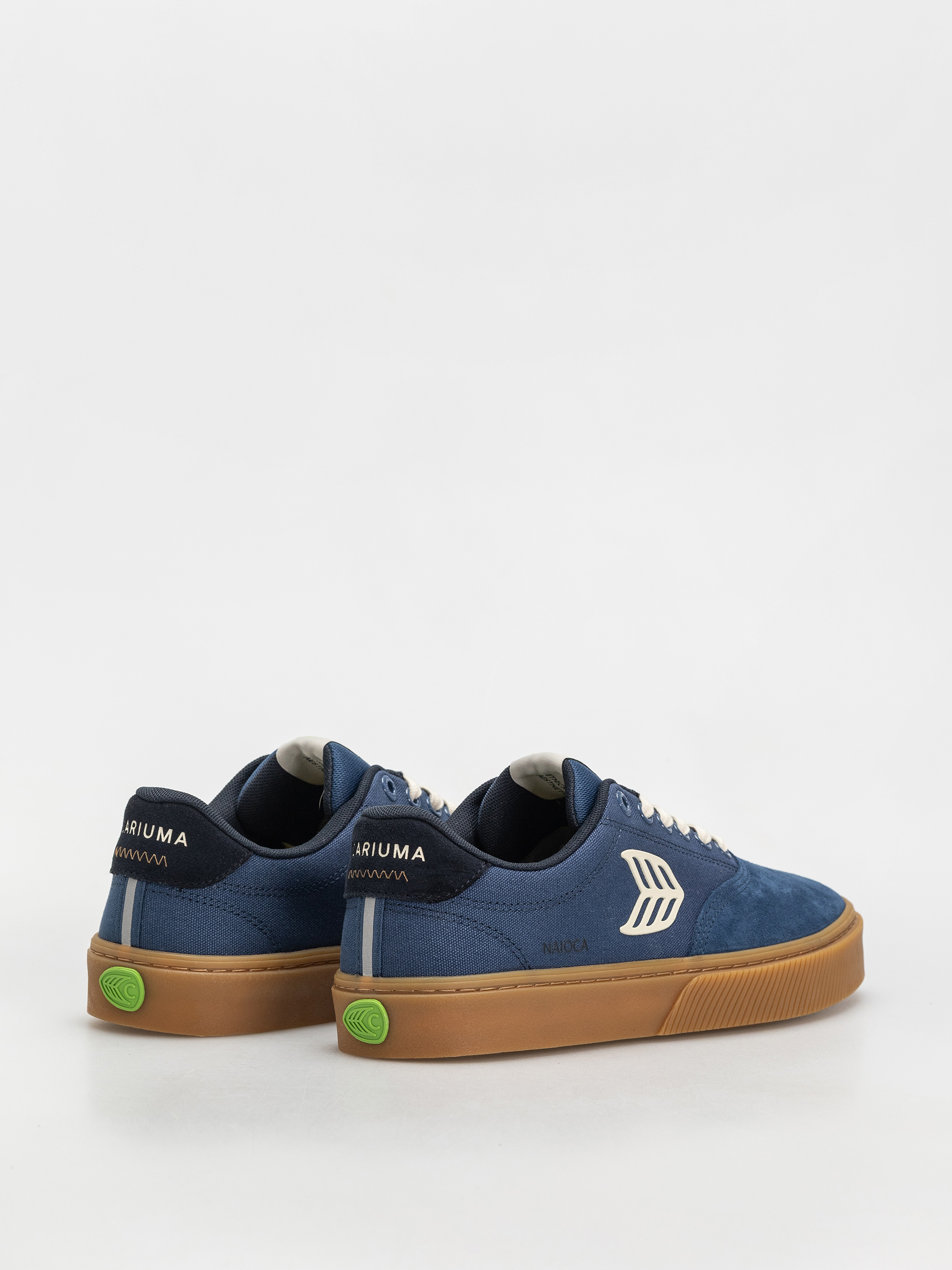 Boty Cariuma Naioca Pro (gum shadow blue suede and canvas ivory logo navy)