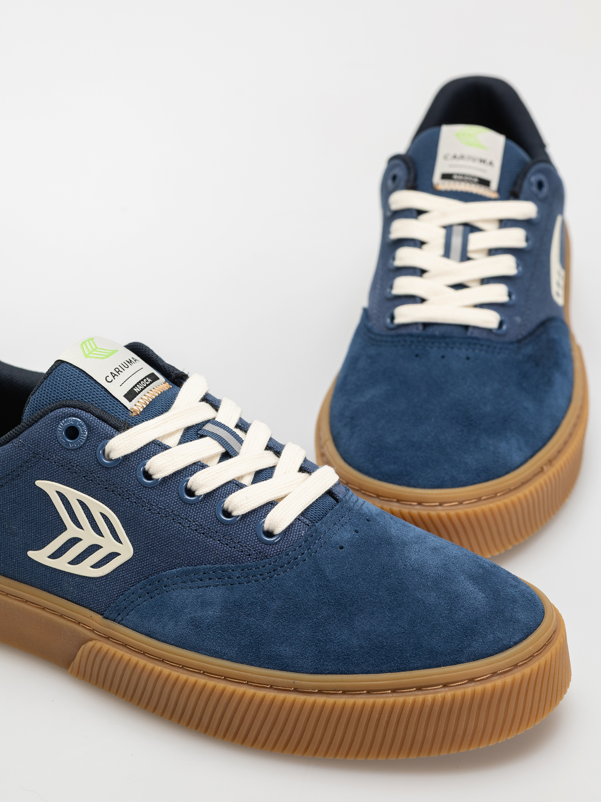 Boty Cariuma Naioca Pro (gum shadow blue suede and canvas ivory logo navy)