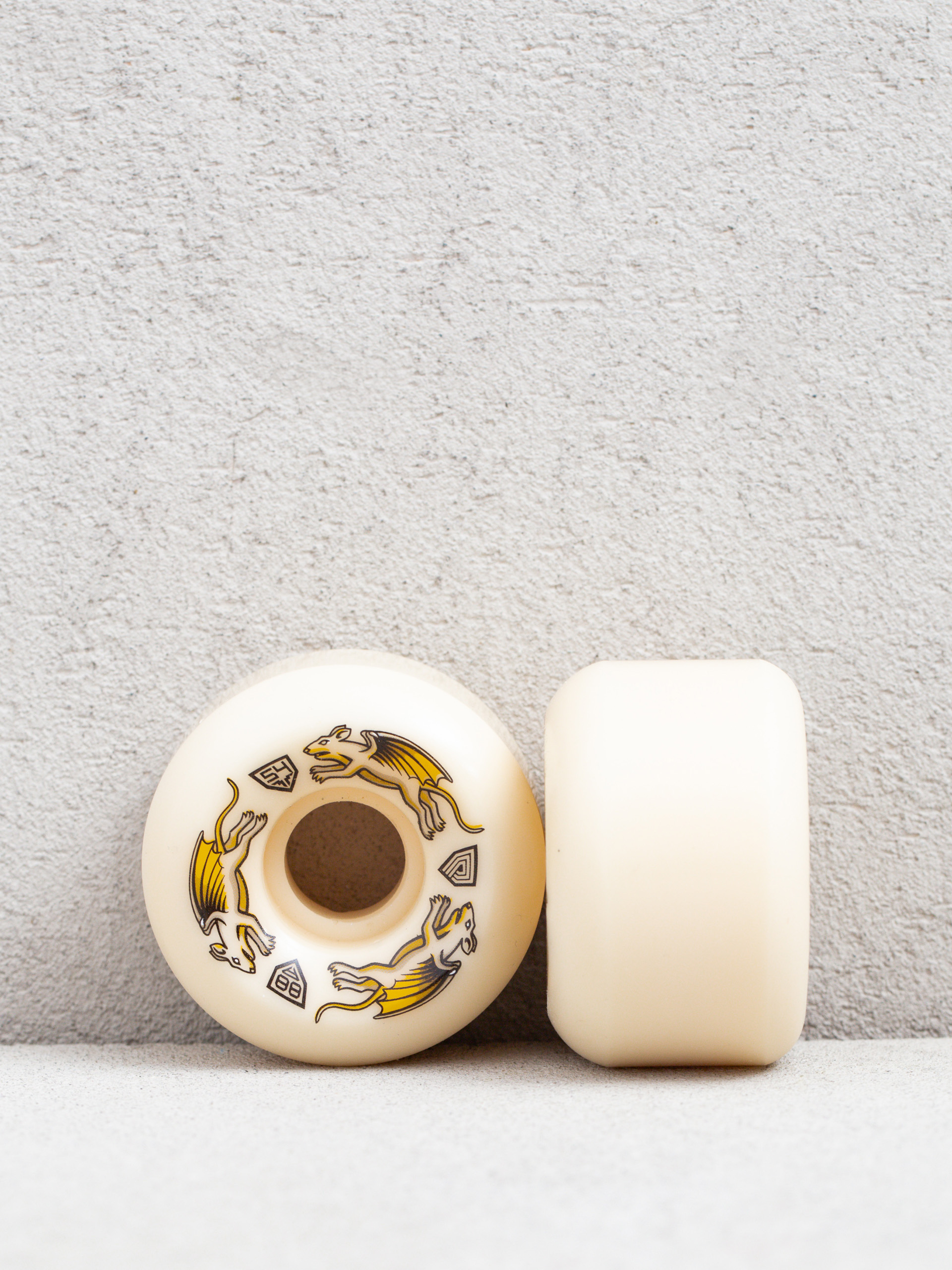 Kolečka Powell Peralta WL PP Dragon Formula Nano Rat V6 88A (off white)